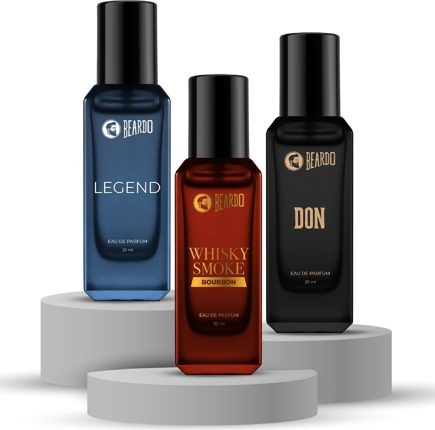 BEARDO Whiskey Smoke Bourbon, Legend & Don Perfume EDP 60 ml - Image 1