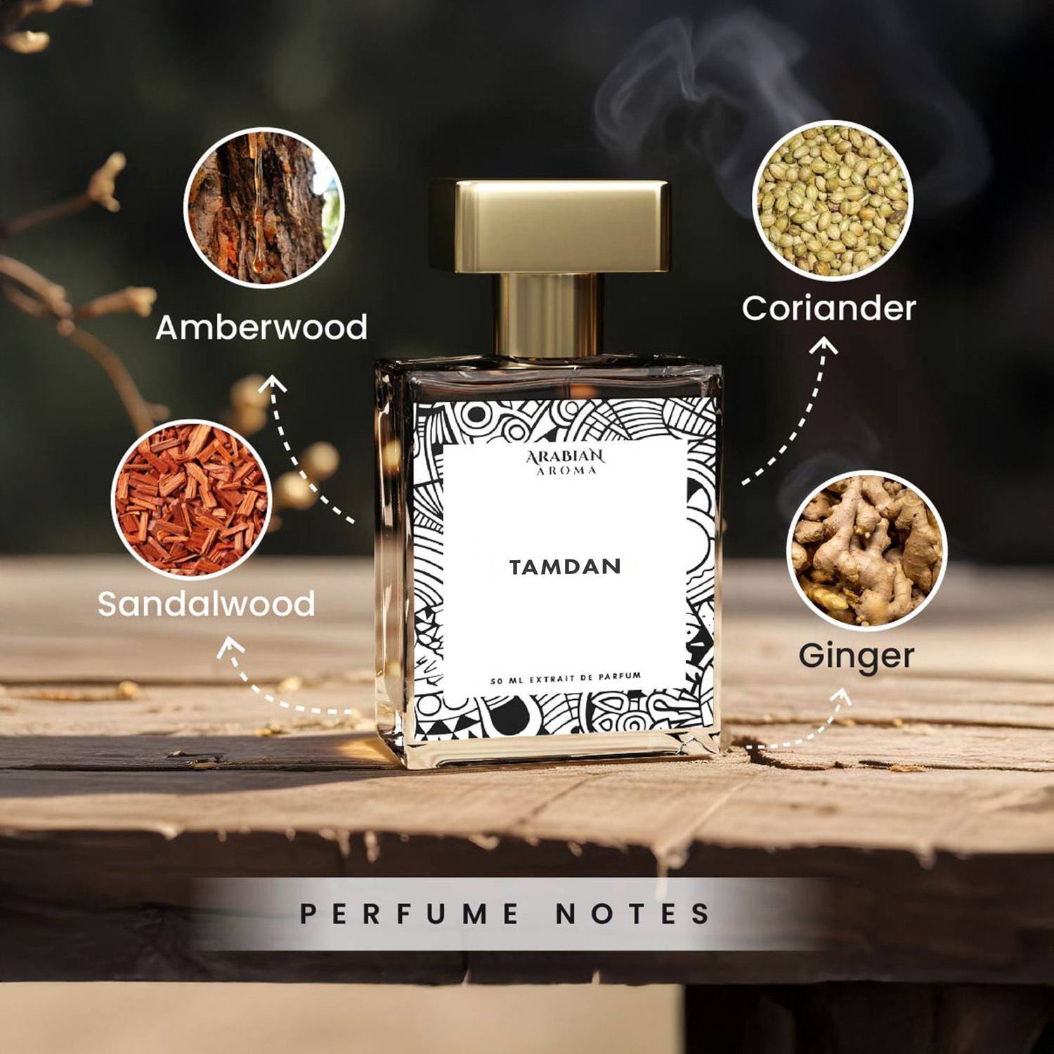Arabian Aroma Tamdan Extrait De Parfum 50ml - Image 3