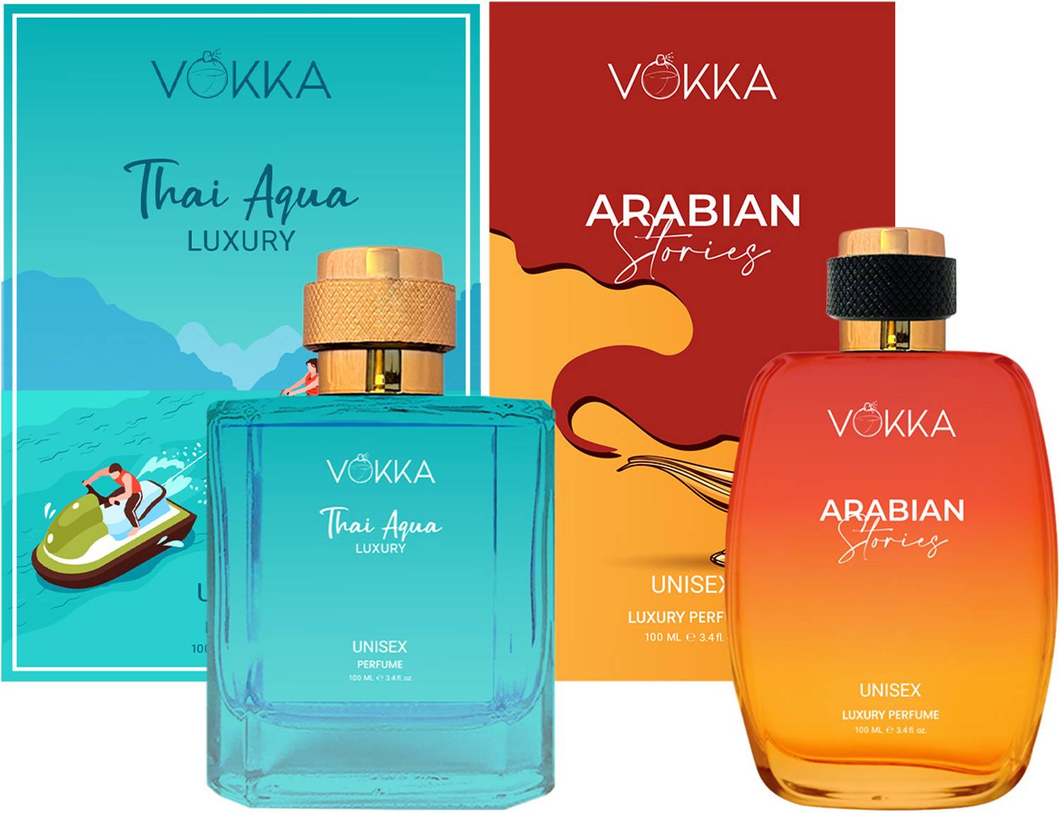 VOKKA Thai Aqua & Arabian Stories 100ml Eau de Parfum