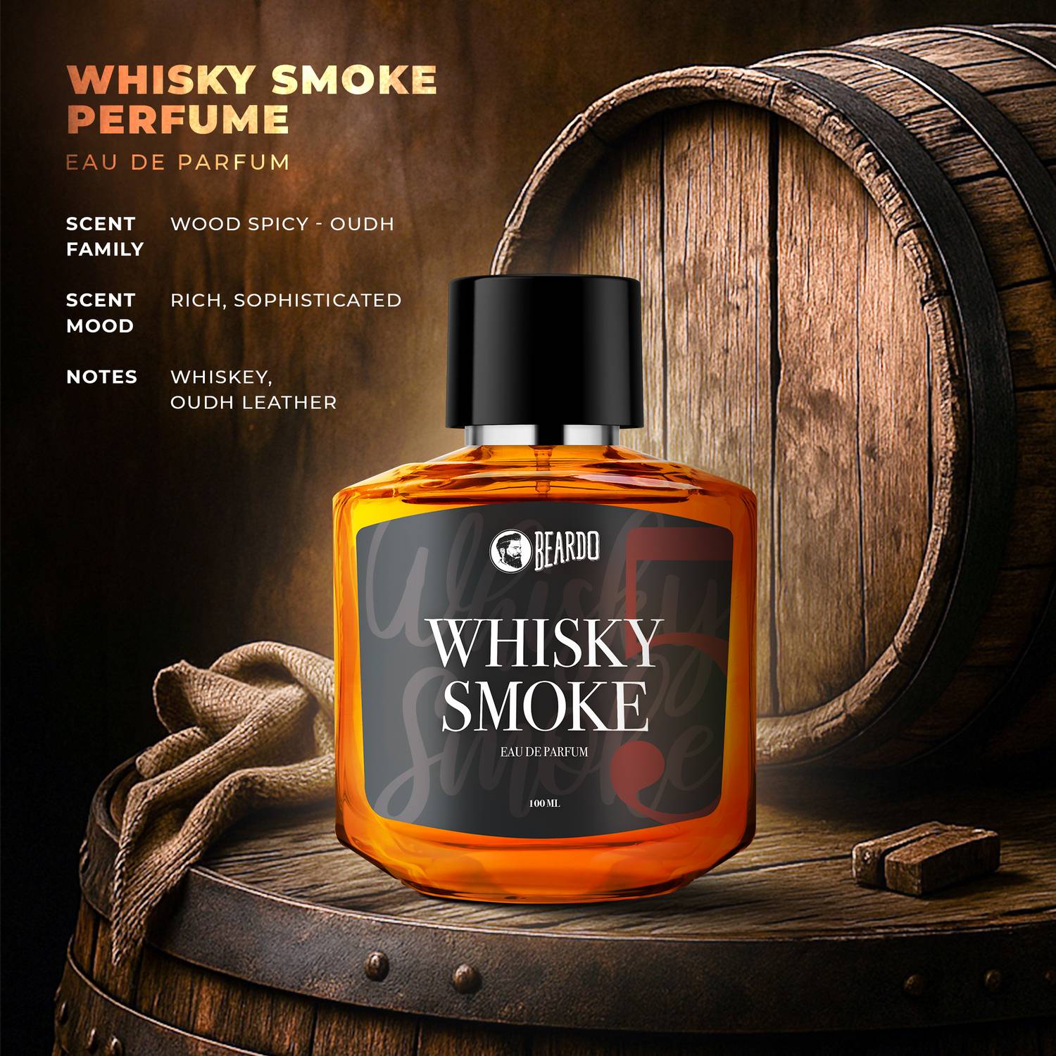BEARDO Whisky Smoke EDP Perfume 100 ml - Image 5