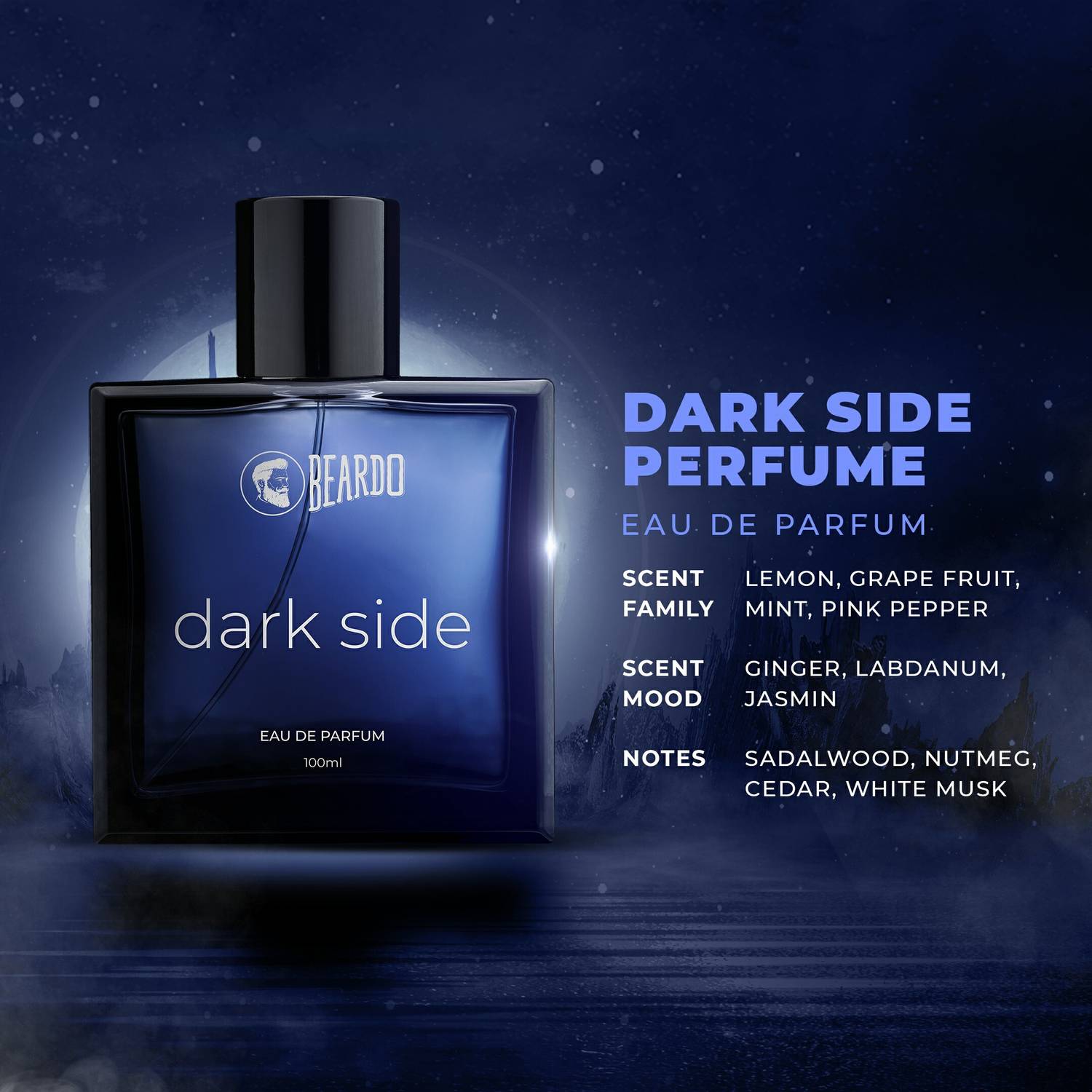 BEARDO Dark Side Perfume For Men, 100 ml - Image 3
