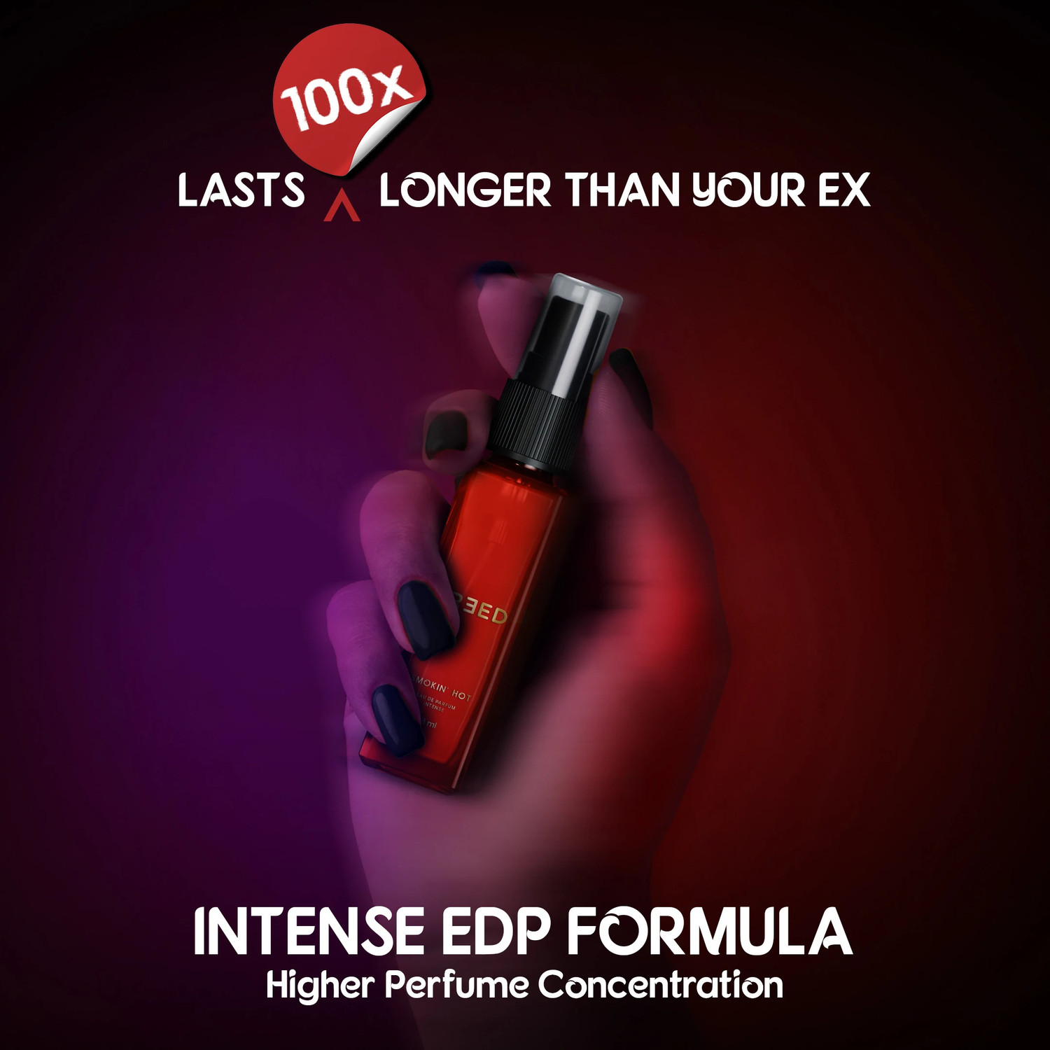 Image of FREED Smokin' Hot Perfume | Wild Citrus, Spicy Pink | Long Lasting|Spicy Oriental|Gift Eau de Parfum - 8 ml