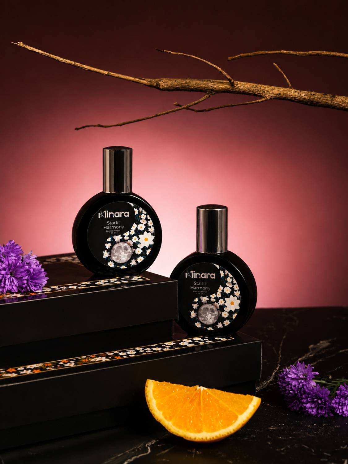 MINARA Luxury Woman Eau De Parfum 2x25ml Gift Set Pack of 2 - Image 3