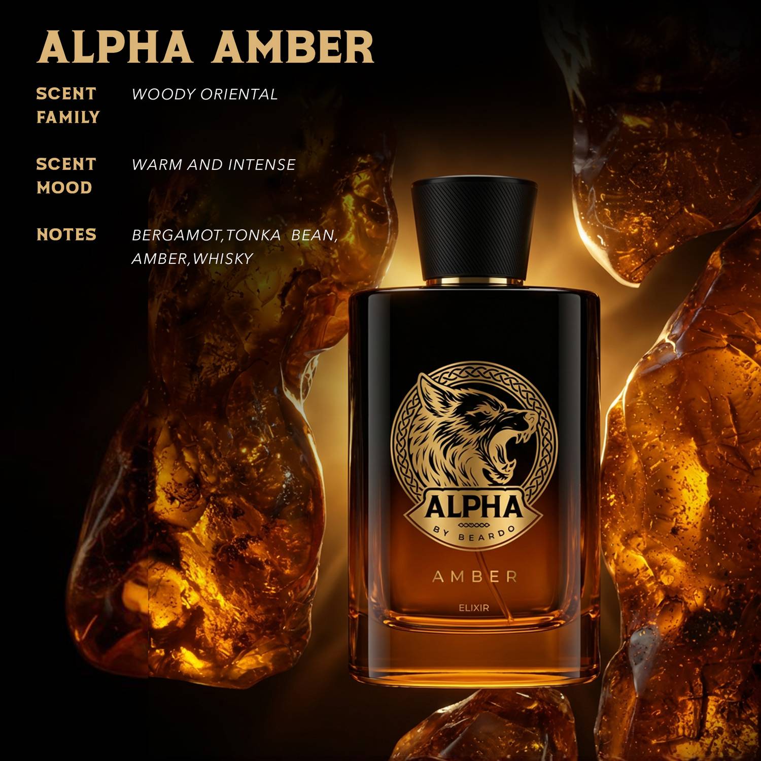 BEARDO Alpha Amber Elixir Extrait De Parfum 100 ml - Image 3