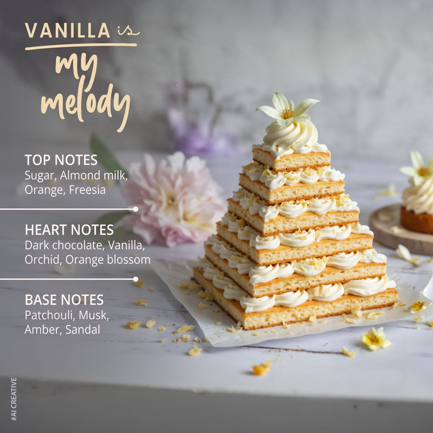 Image of RIYA Melody Vanilla Dark Chocolate Perfume | Warm Gourmand Notes | Long-Lasting Eau de Parfum - 30 ml