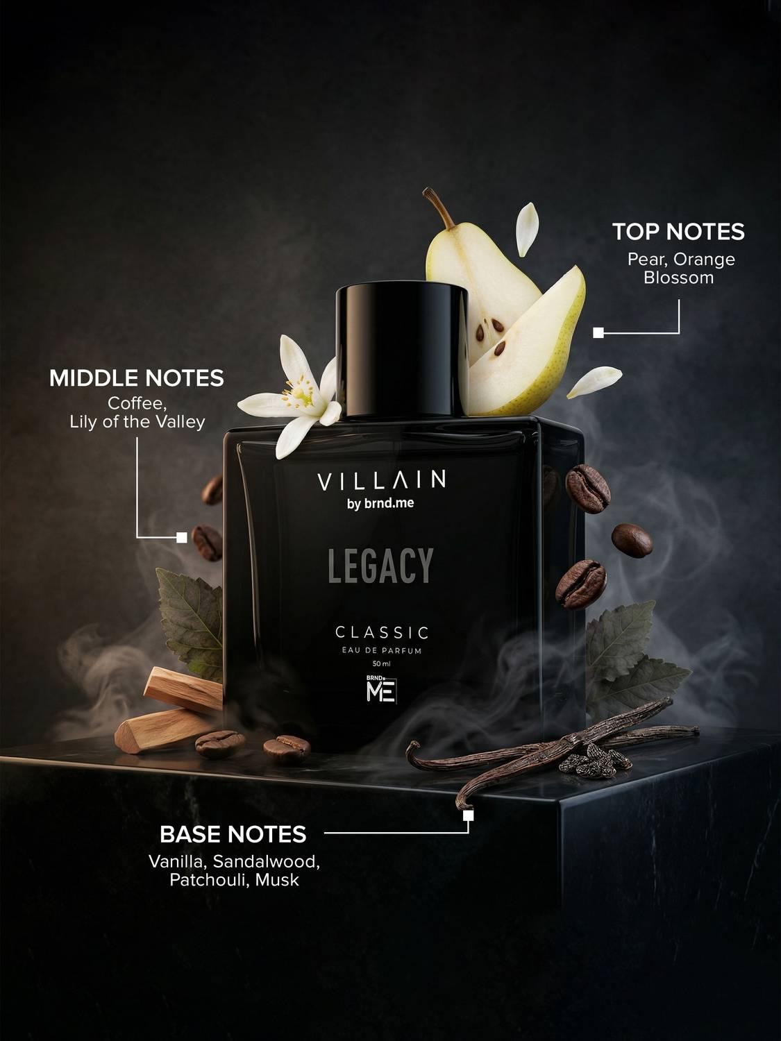 VILLAIN Legacy Classic Perfume 50ml - Image 4