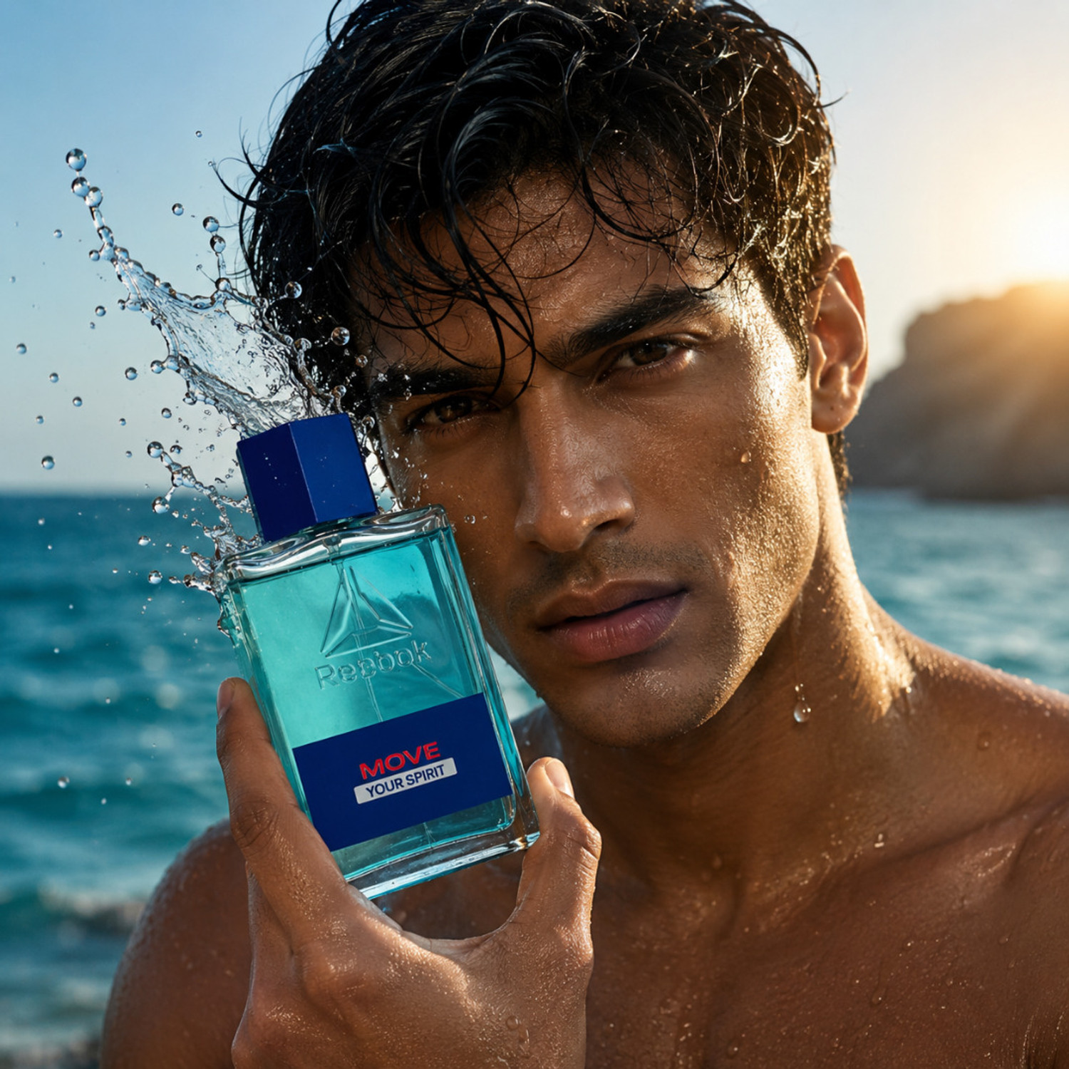 Image of REEBOK Move Your Spirit | Aromatic Long Lasting EDT Perfume for Men 100ml Eau de Toilette - 100 ml