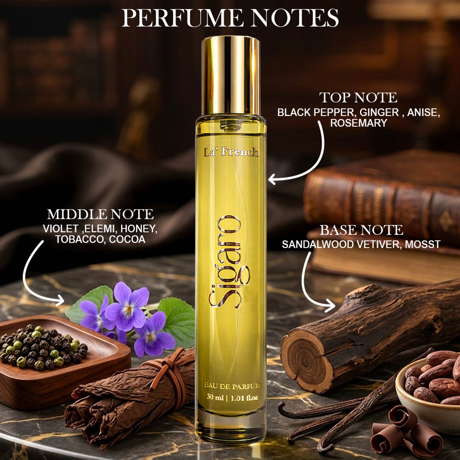 La French Sigaro Perfume 30 ml - Image 4