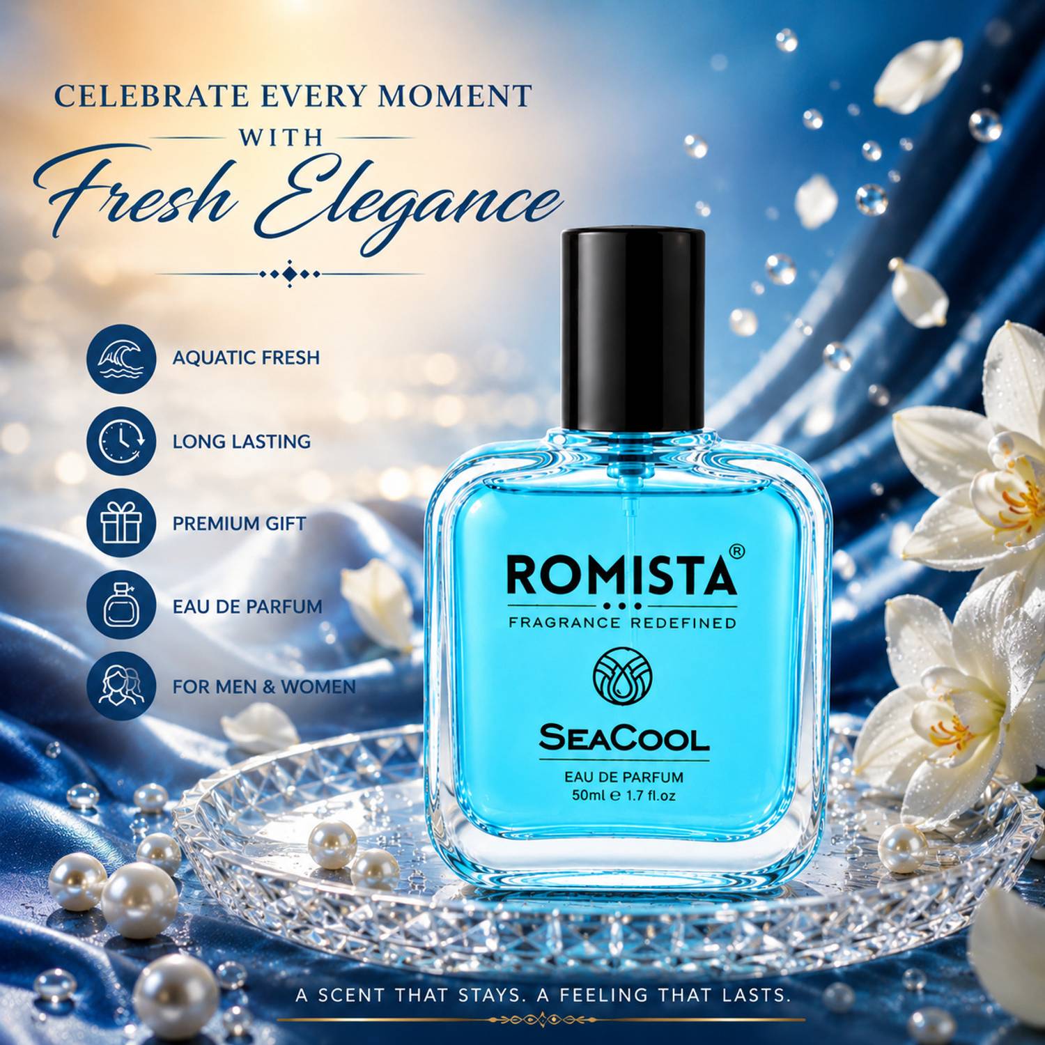 Romista Sea Cool 50 ml Eau de Parfum - Image 4