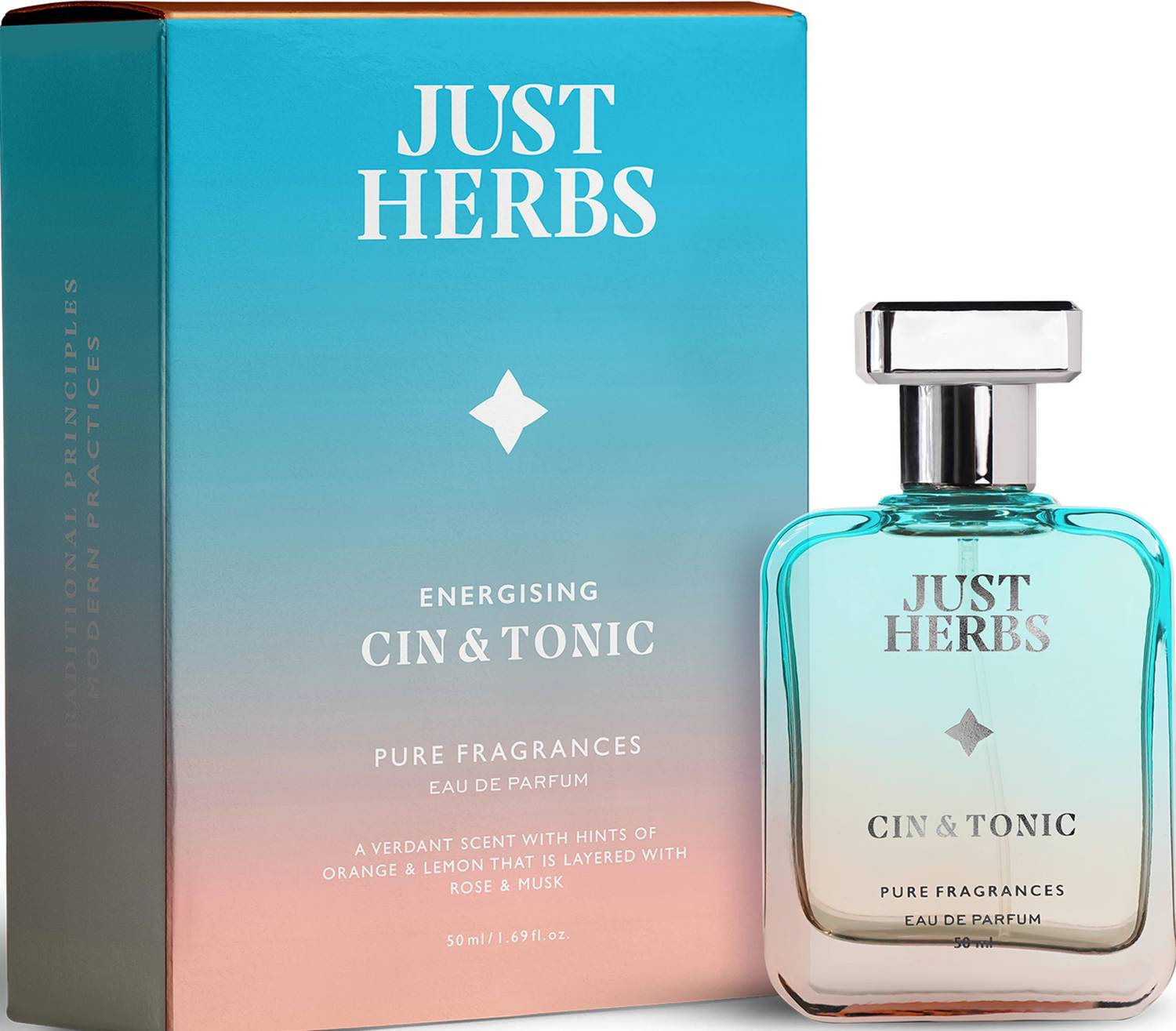 Just Herbs Energising Cin & Tonic Eau de Parfum - 50 ml - Image 1