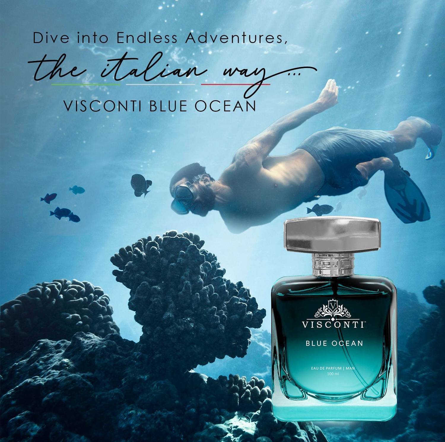 VISCONTI Blue Ocean EDP 100 ml - Image 2