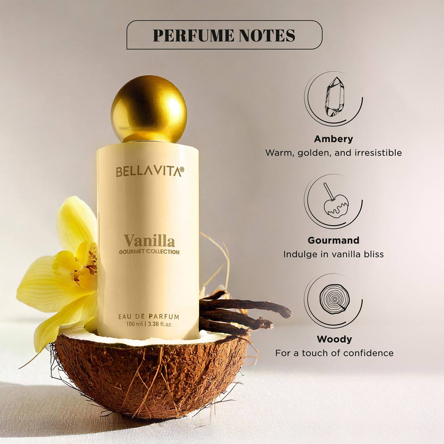 BELLAVITA Vanilla Gourmet Perfume 100 ml - Image 2
