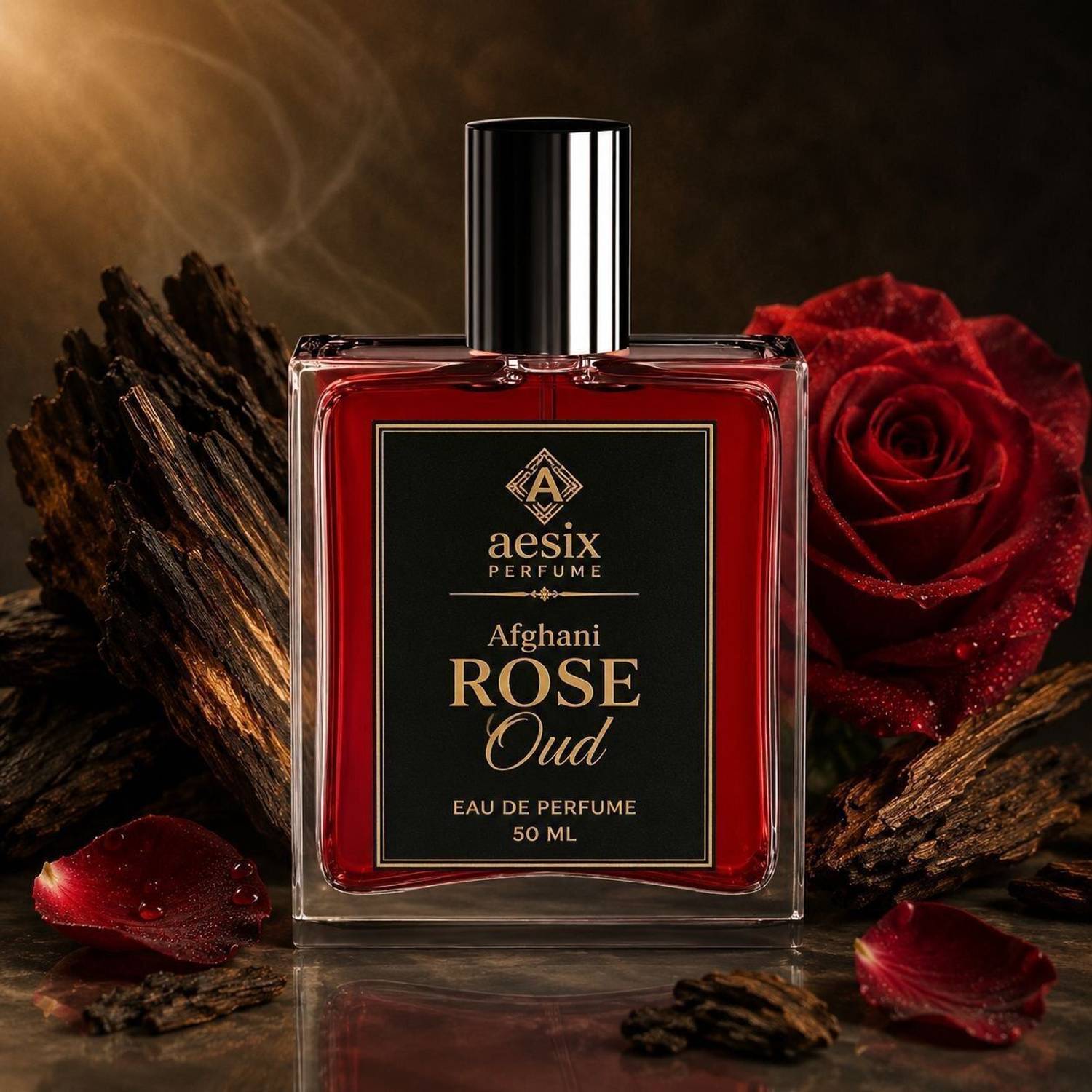 aesix Rose Oud Afghani EDP 50 ml - Image 5