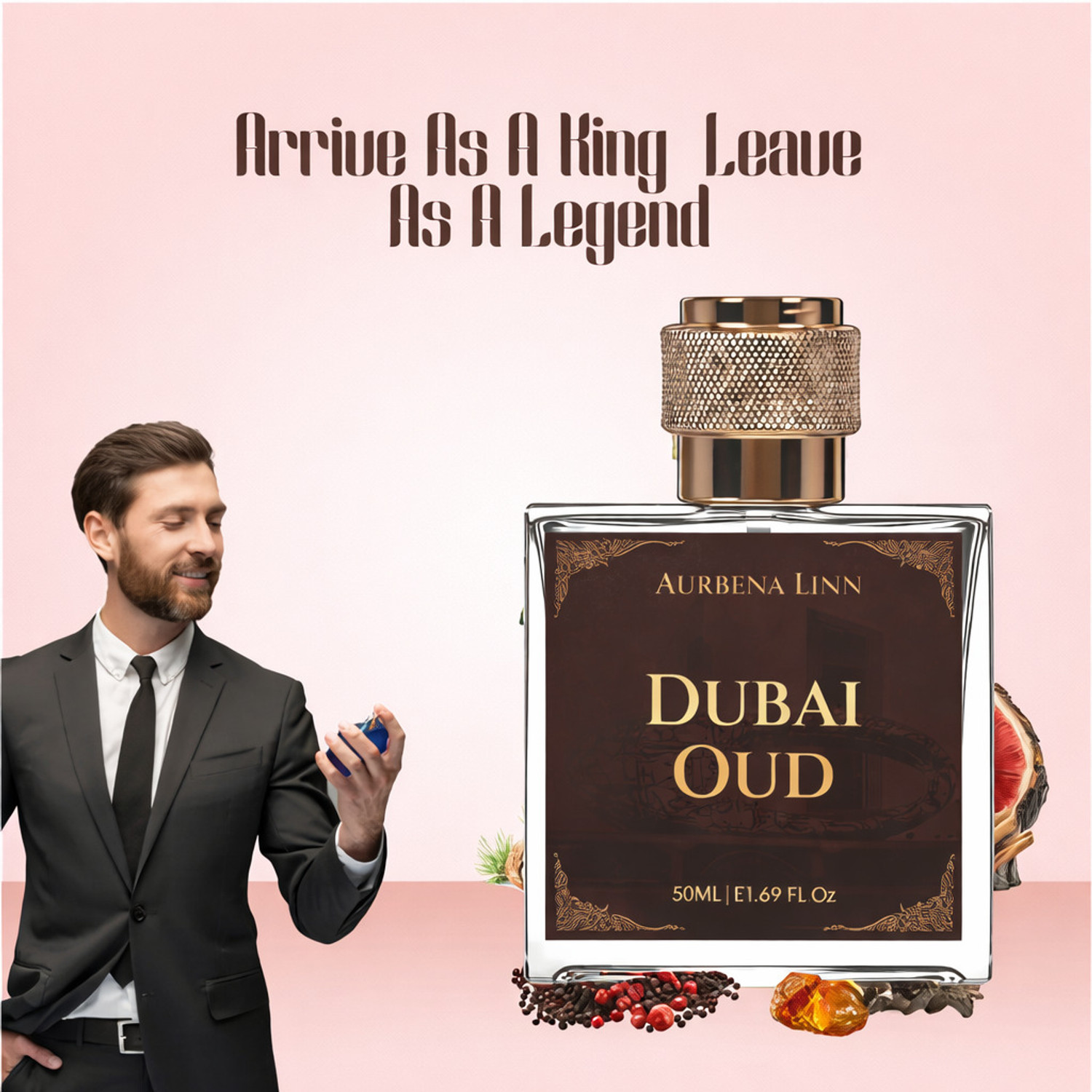 Image of Aurbena Linn DUBAI OUD Eau de Parfum - 50 ml0.2 Eau de Parfum - 50 ml (For Men & Women)