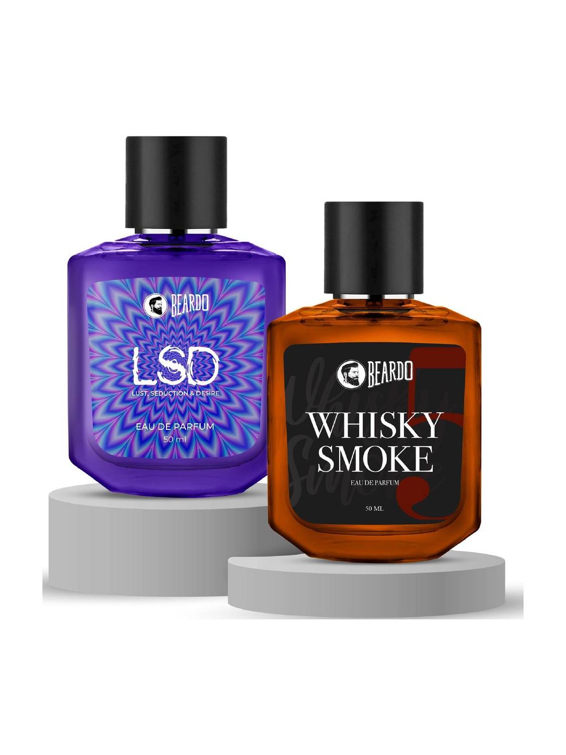 BEARDO Whiskey Smoke & LSD Perfume Pack of 2 · 100 ml (200 ml total) - Image 1