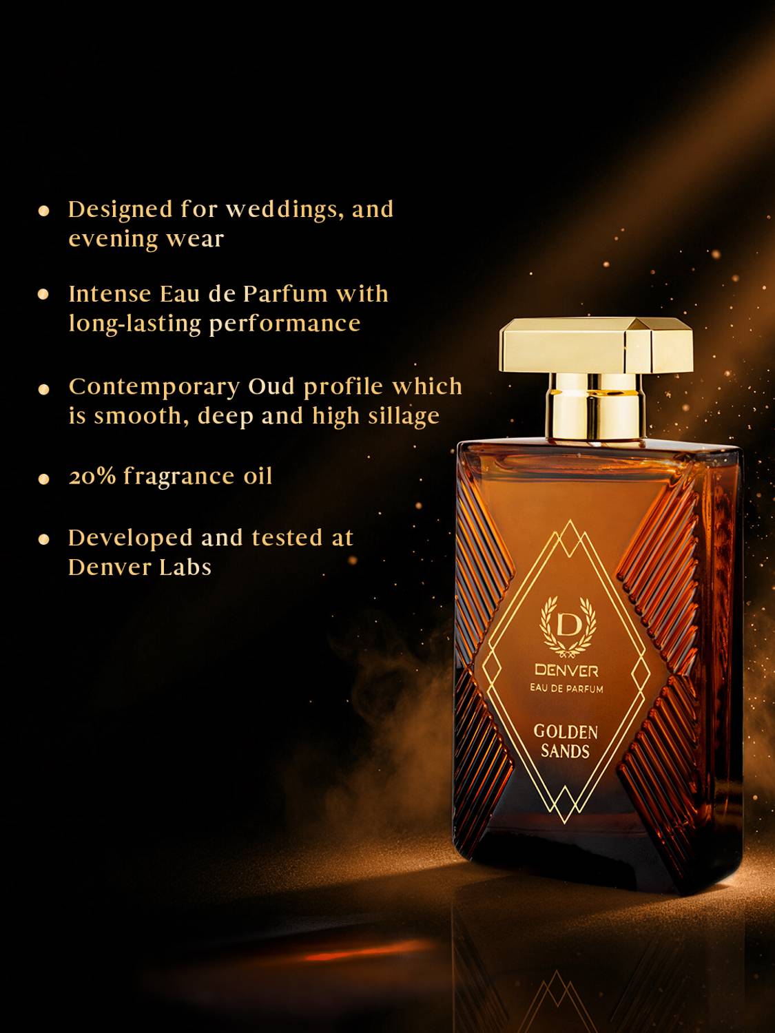 DENVER Golden Sands Eau de Parfum 100ml - Image 3