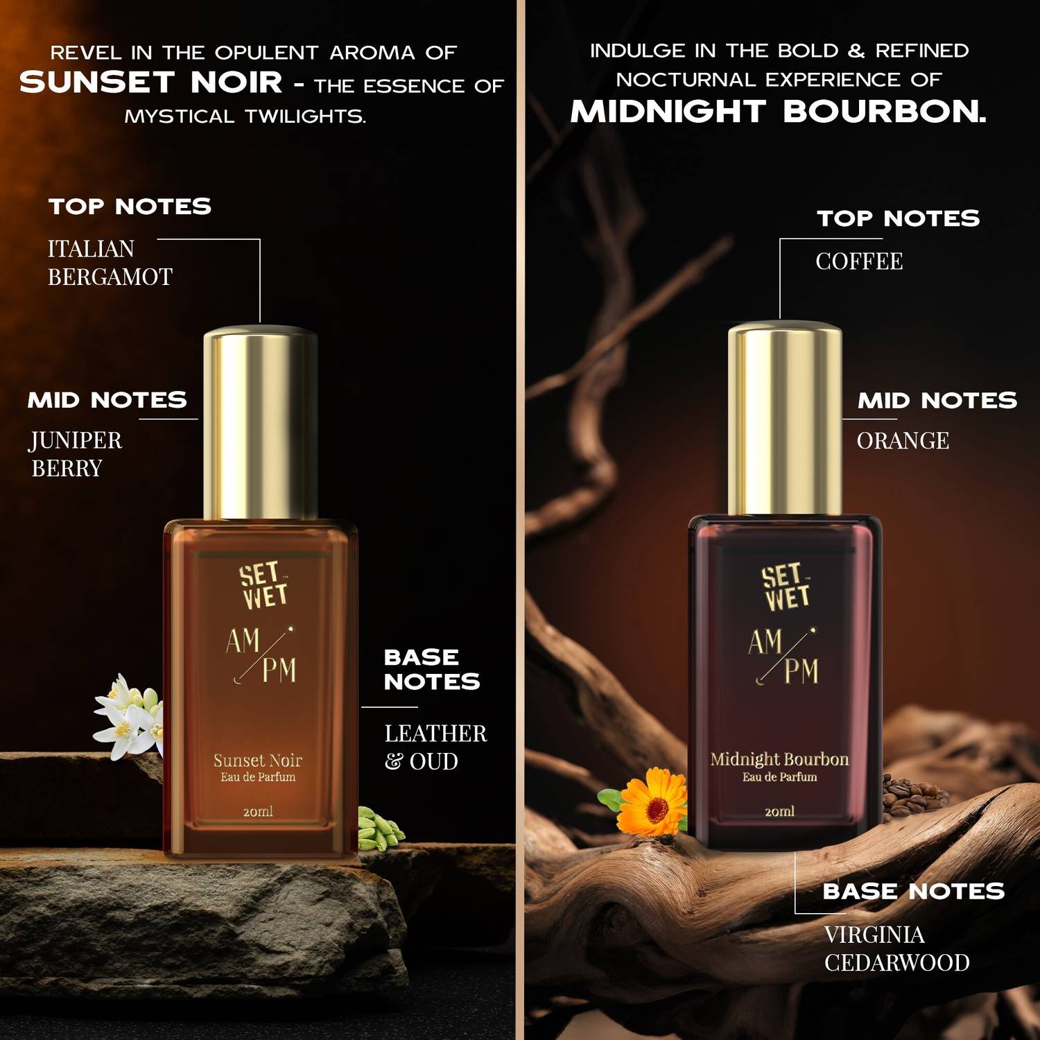 SET WET AM/PM Gift Set 4x20 ml Pack of 4 · 20 ml (80 ml total) - Image 3