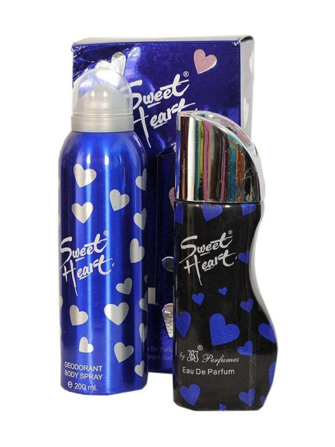 Image of JBJ Exotic Sweet Heart Blue Combo of perfume and Deo Eau de Parfum - 200 ml