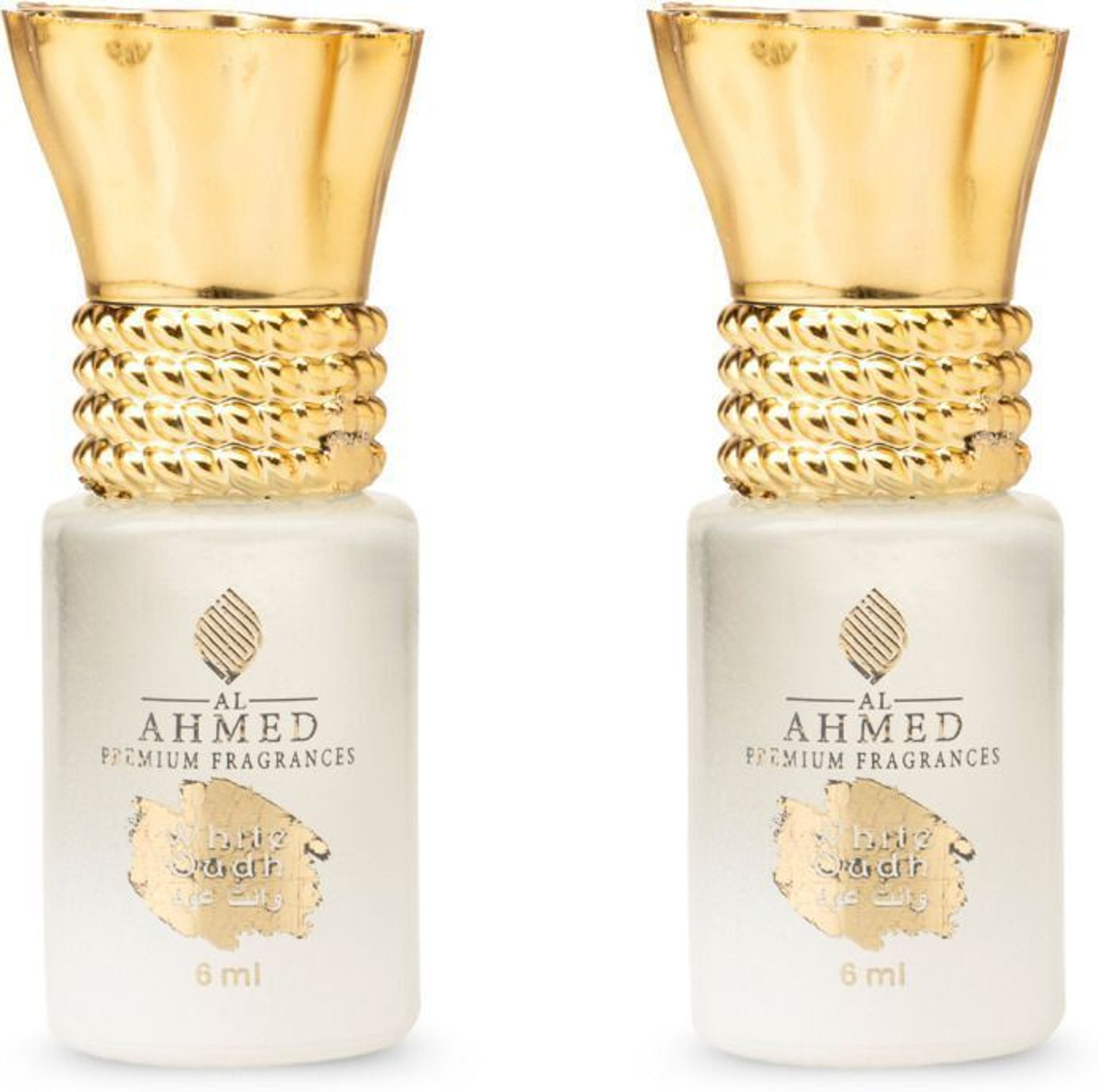 Image of Al Ahmed White Oudh Roll-On Attar 100% Pure, Non-Alcoholic, Long-Lasting Luxury Fragrance Eau de Parfum - 6 ml
