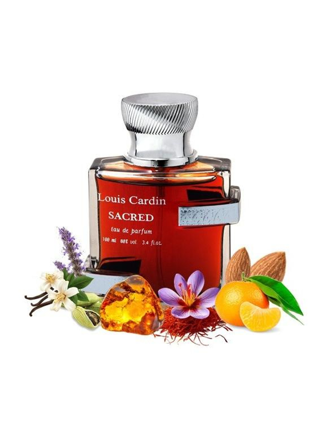 Louis Cardin Sacred Parfum for Unisex Edp 100 ml - Long Lasting Unisex Eau de Parfum  -  100 ml