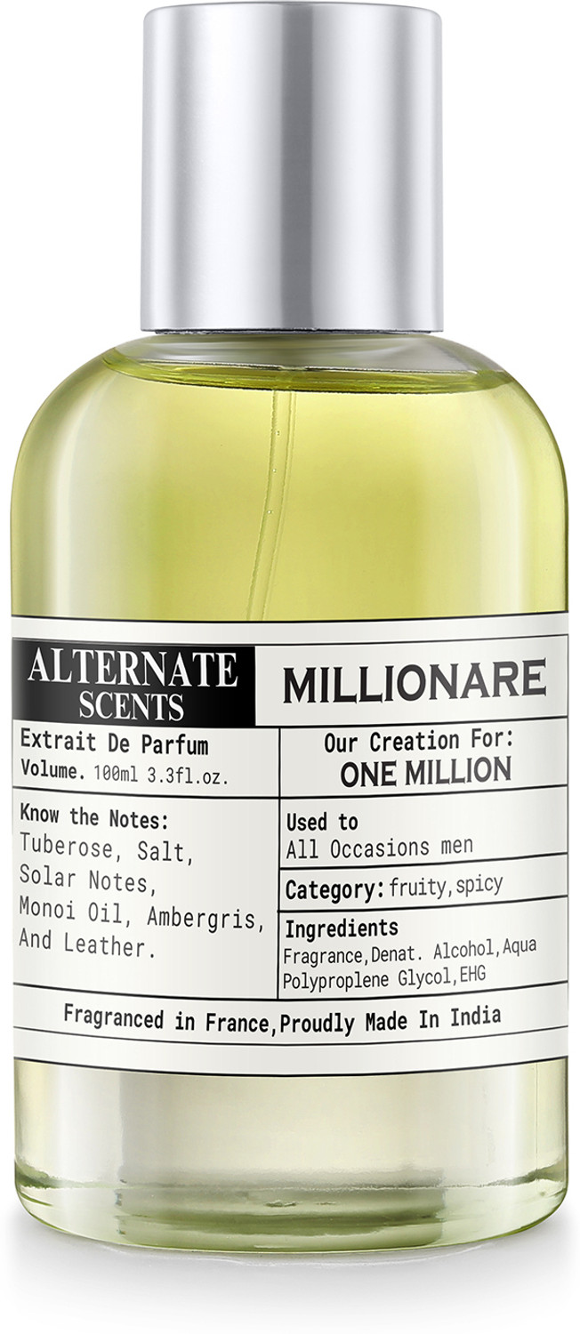 Image of Alternate Scents MILLIONARE Long Lasting Perfume 30% Oil Concentration Perfume - 100 ml