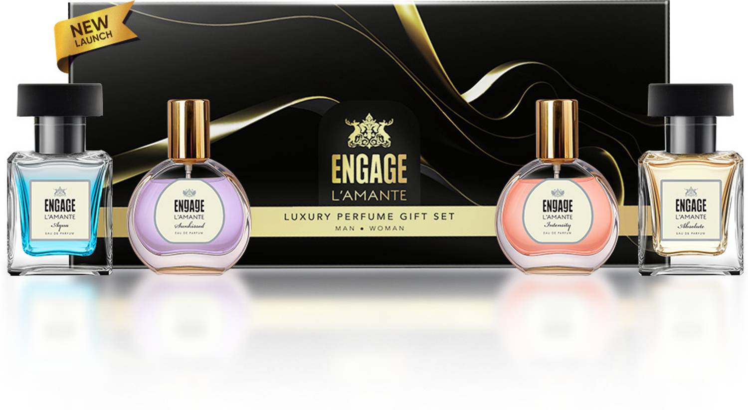 Engage L'amante Assorted Gift Set 25ml x 4 - Image 1