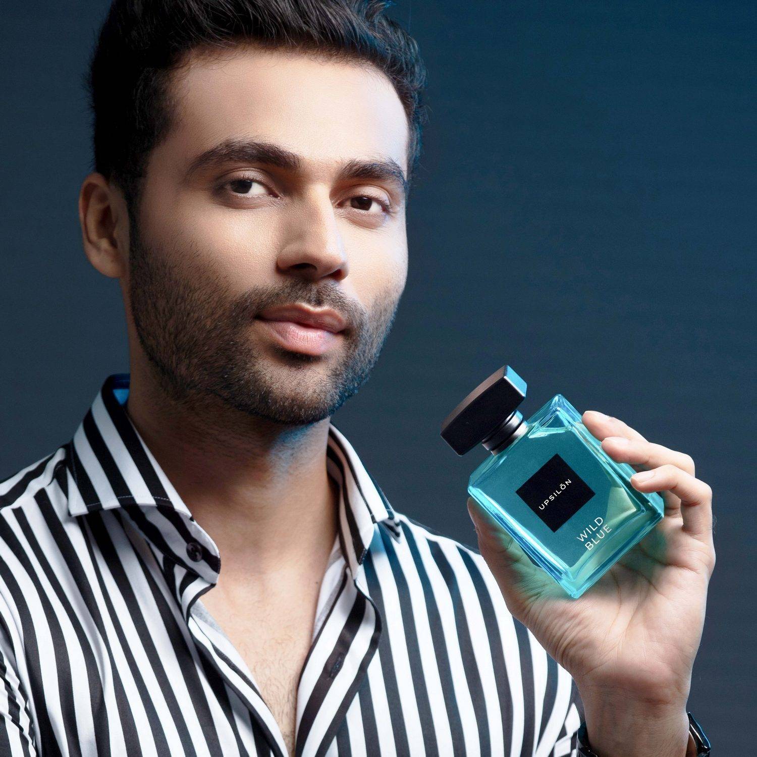 UPSILON Wild Blue Perfume for Men 100 ml - Image 4