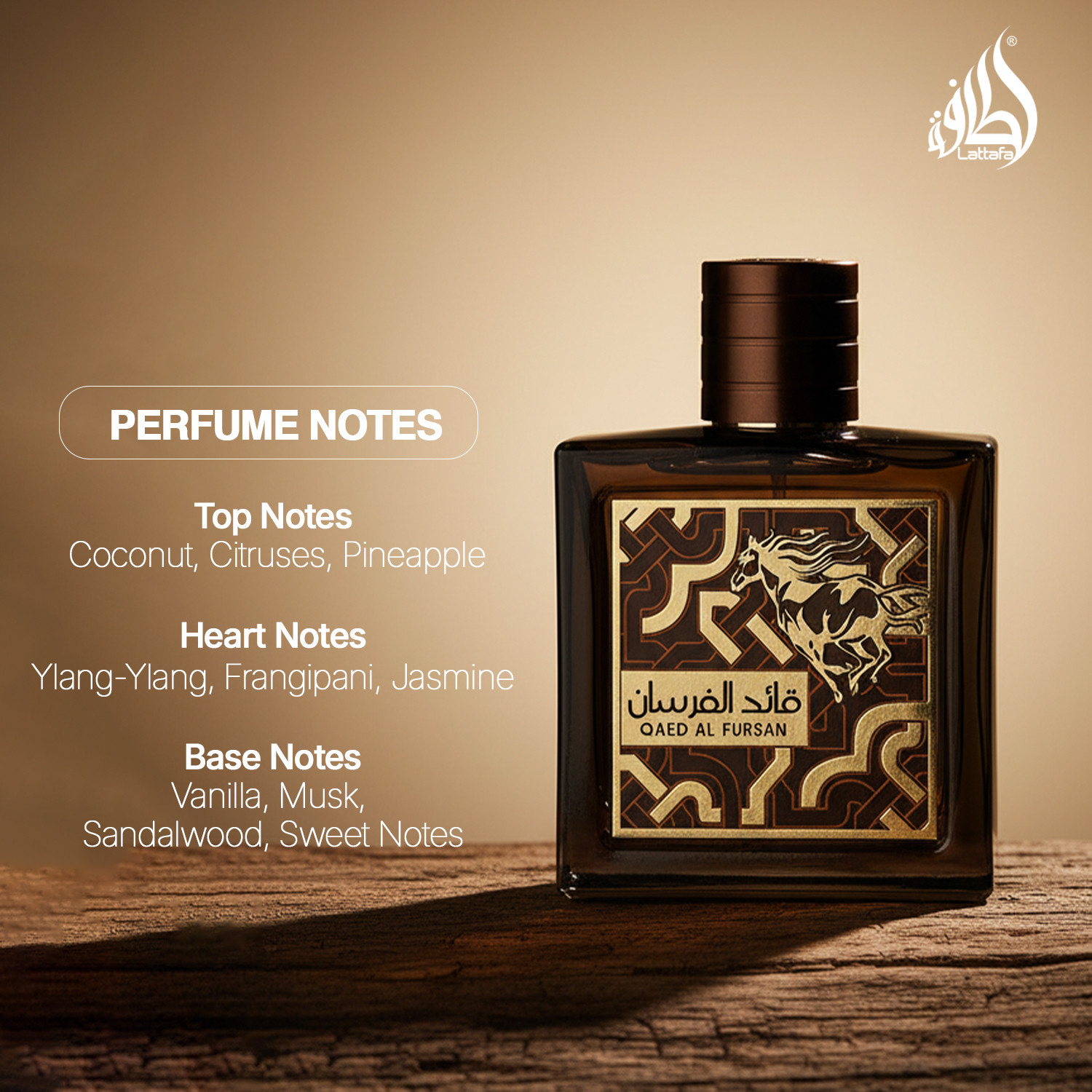 Image of Lattafa Qaed Al Fursan Untamed Eau de Parfum - 90 ml