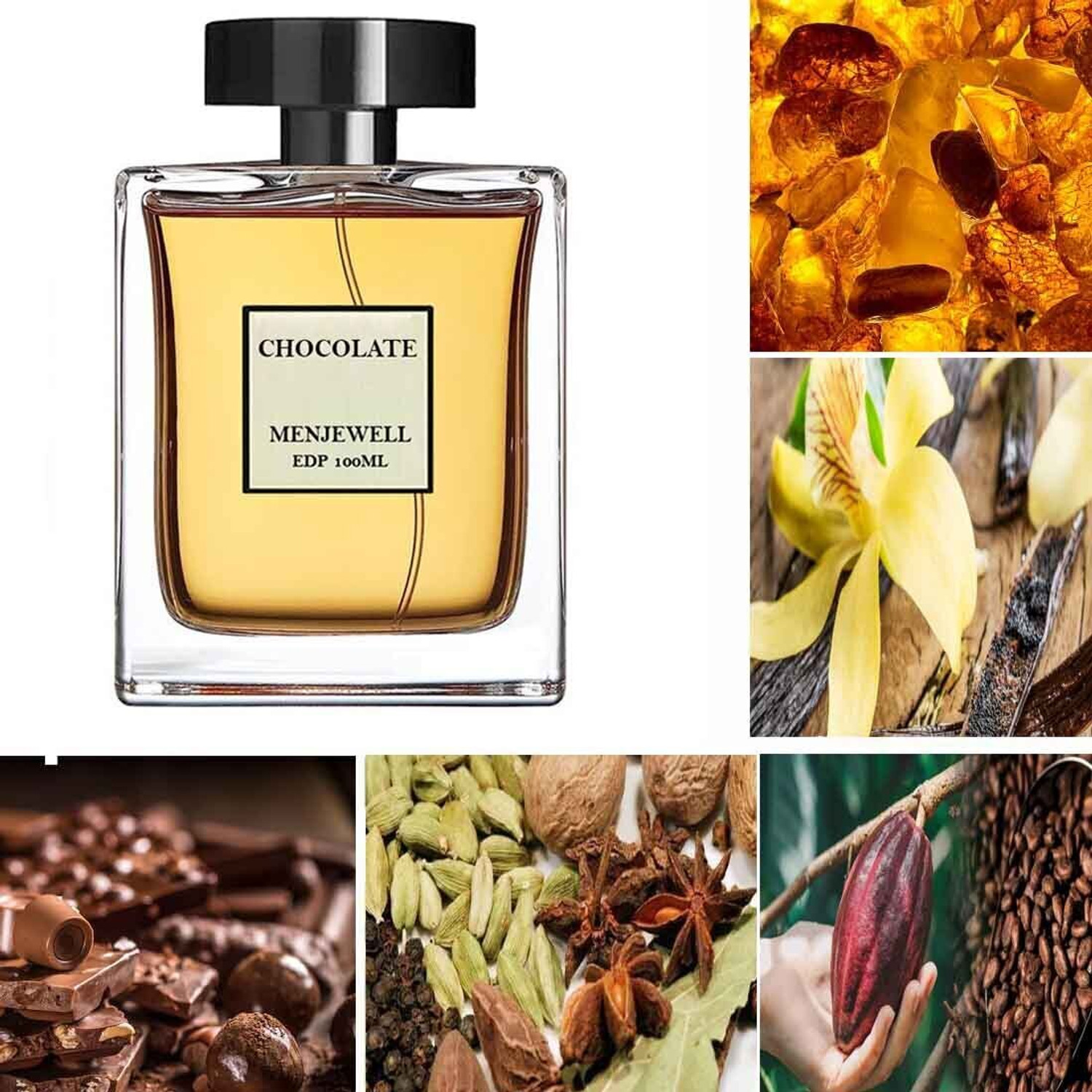 Image of Menjewell CHOCOLATE Perfume For Men|Long Lasting Fragrance For Men|Daily Wear Fragrance Eau de Parfum - 100 ml