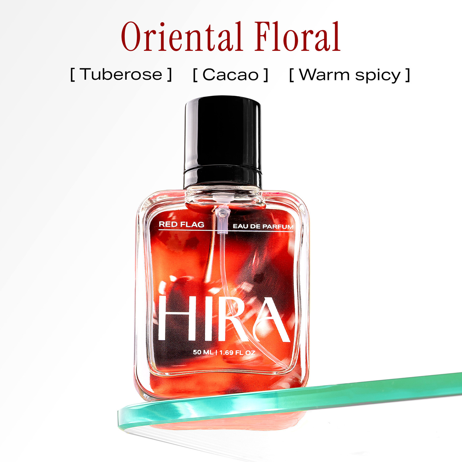 Image of HIRA Red Flag Perfume | For Long Lasting Smell|Tuberose & Patchouli Fragrance|Gifts Eau de Parfum - 50 ml