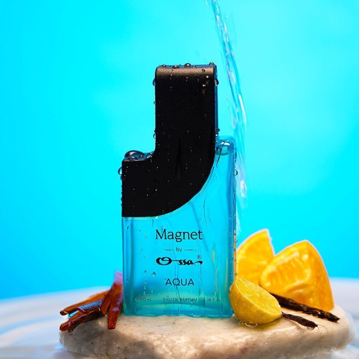 Image of OSSA Magnet Aqua Unisex Perfume With Sandalwood & Musk Premium Long Lasting Fragrance Eau de Parfum - 100 ml (For Men & Women)