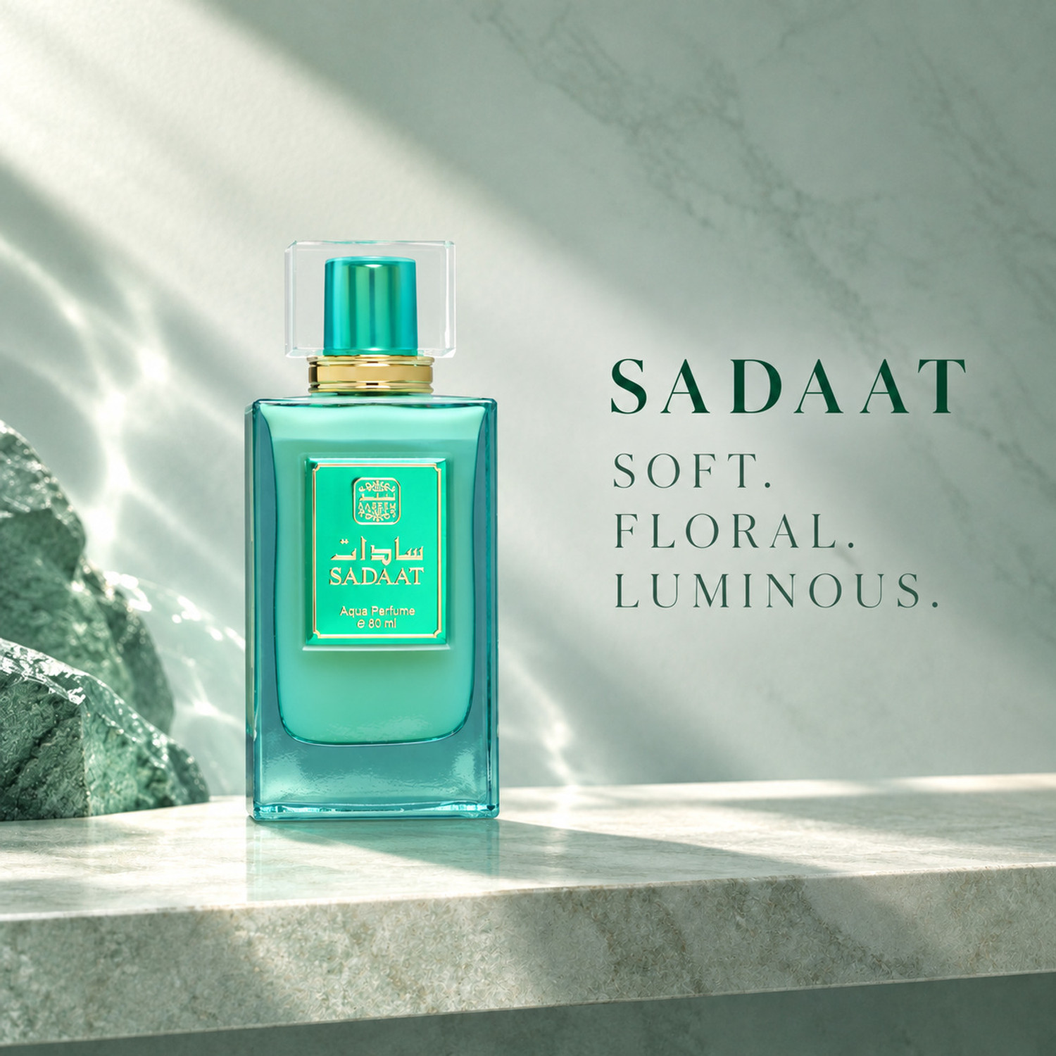 Image of NASEEM Sadaat Aqua Parfum Alcohol Free Long-Lasting Fragrance Eau de Parfum - 80 ml