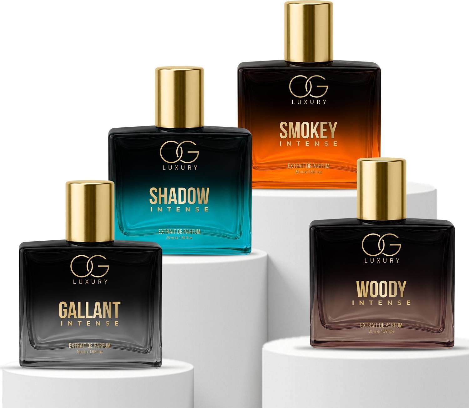 OG LUXURY Smokey, Gallant, Woody & Shadow Intense Combo 200 ml - Image 1