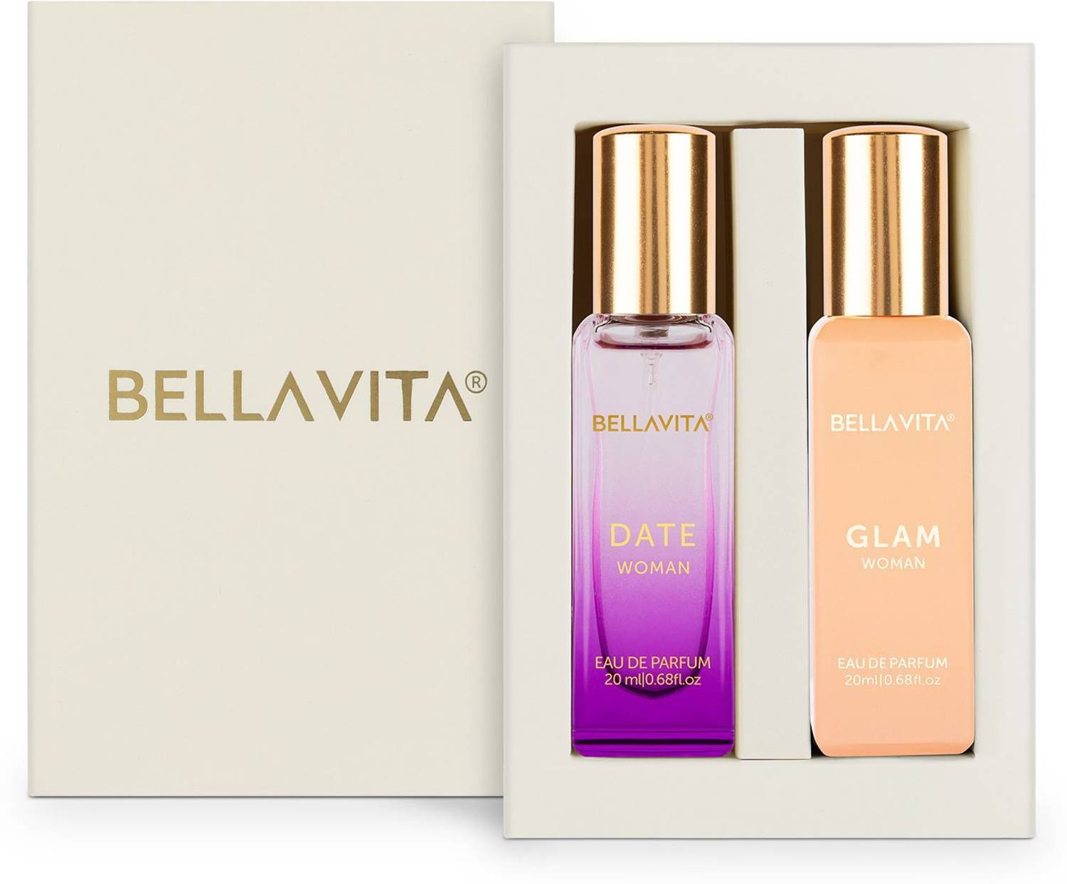 BELLAVITA Date & Glam Woman Perfume Pack of 2 · 20 ml (40 ml total)