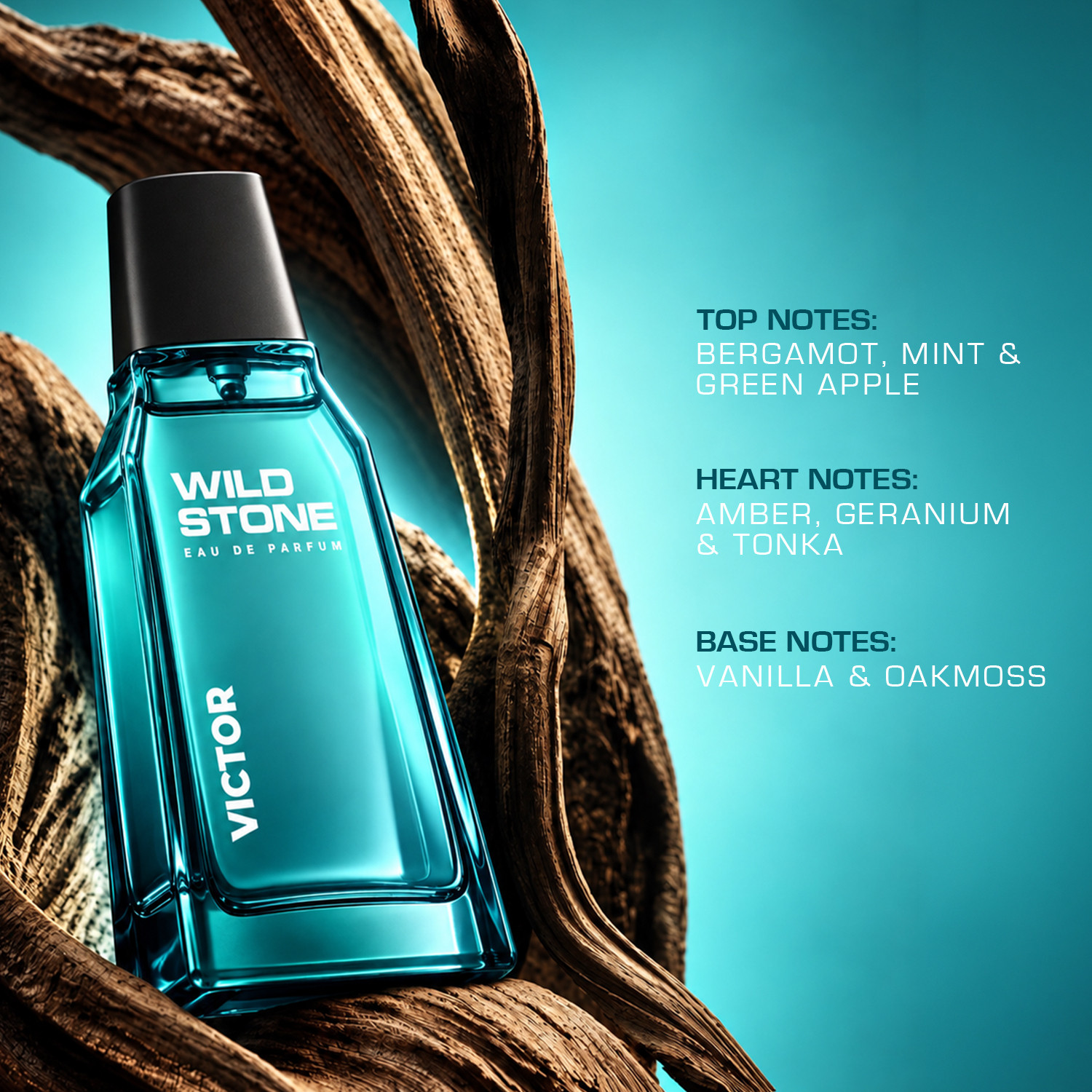 Image of Wild Stone Victor Perfume, Long Lasting Fragrance Scent, Luxury & Premium feel Perfume, Eau de Parfum - 90 ml