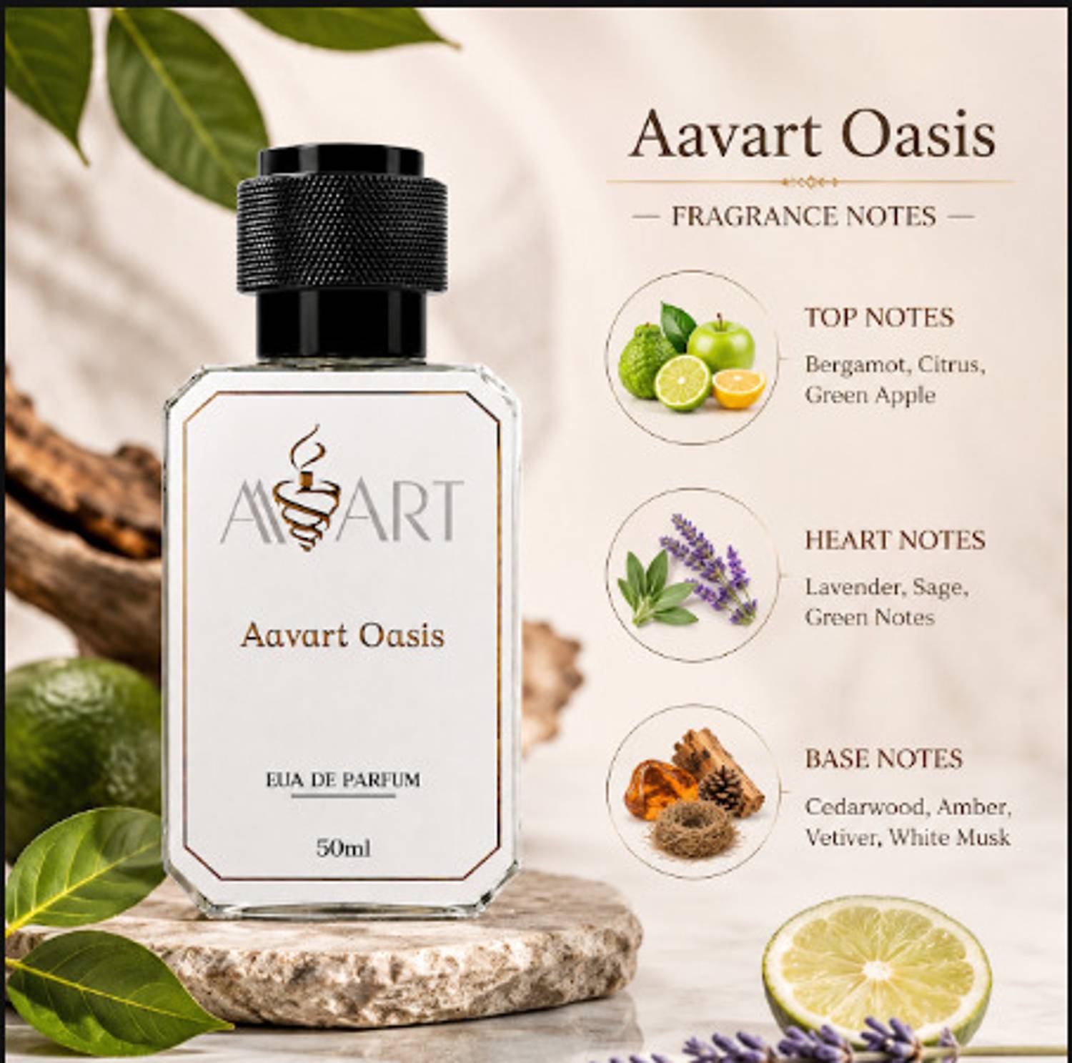 aavart Oasis Perfume 50ml - Image 3