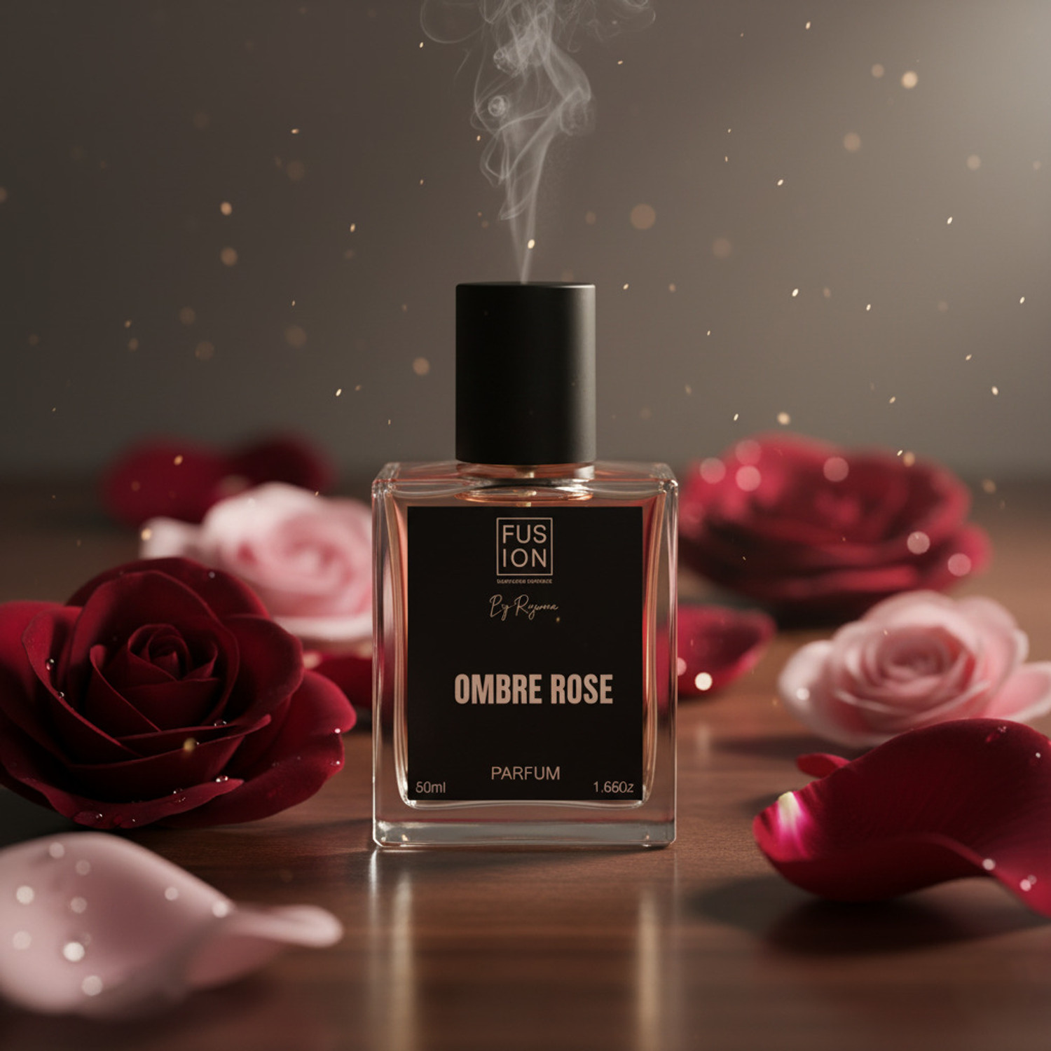 Image of Fusion by rizwan Ombre Rose Extrait De Parfum - 50 ml (For Men & Women)