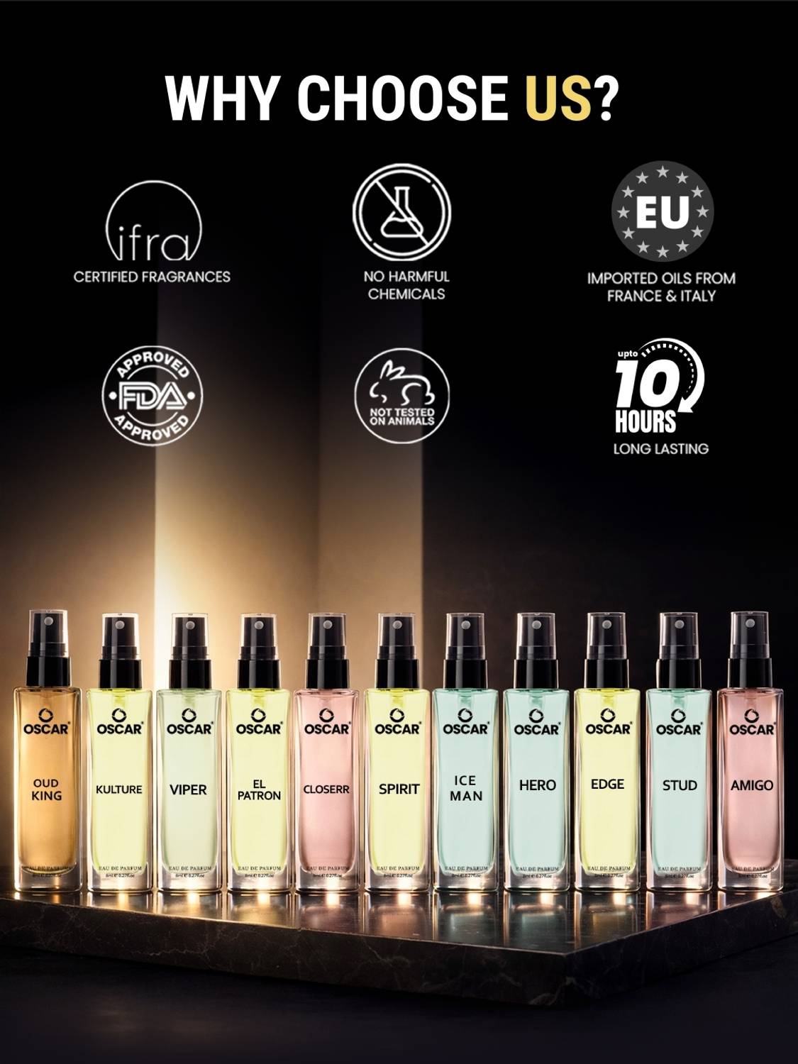 OSCAR 11 Forever Scents For Him 968 Pack of 11 · 88 ml (968 ml total) - Image 3