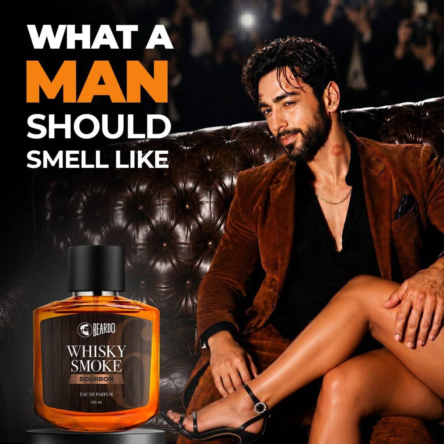 BEARDO Whisky Smoke Bourbon Perfume EDP 100 ml - Image 2