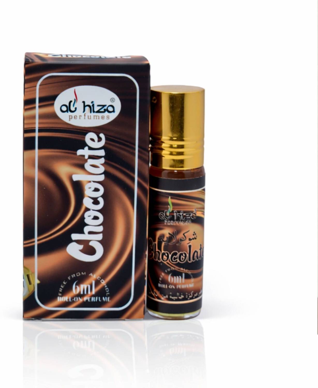 Alhiza Chocolate Rollon Perfume 6ml – Alcohol-Free Perfume Oil– Long Lasting Eau de Parfum - 6 ml
