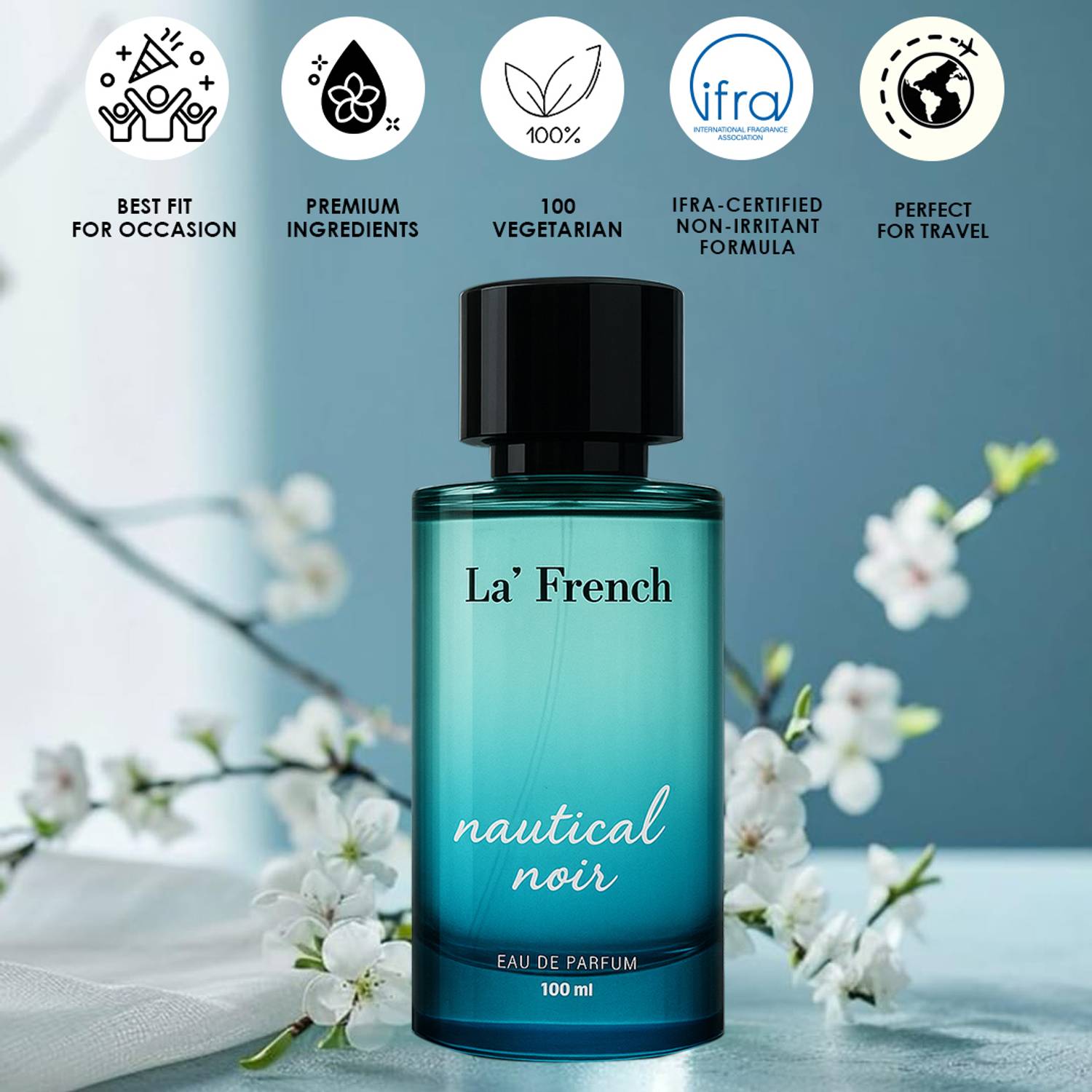 La French Nautical Noir Perfume 100 ml - Image 3