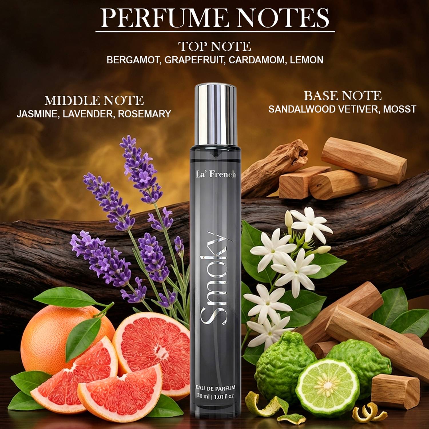 La French Smoky Perfume 30 ml Eau de Parfum - Image 4