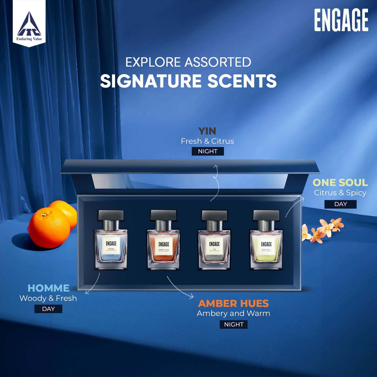 Engage Luxury Assorted Gift Set 4x25ml 100 ml - Image 2