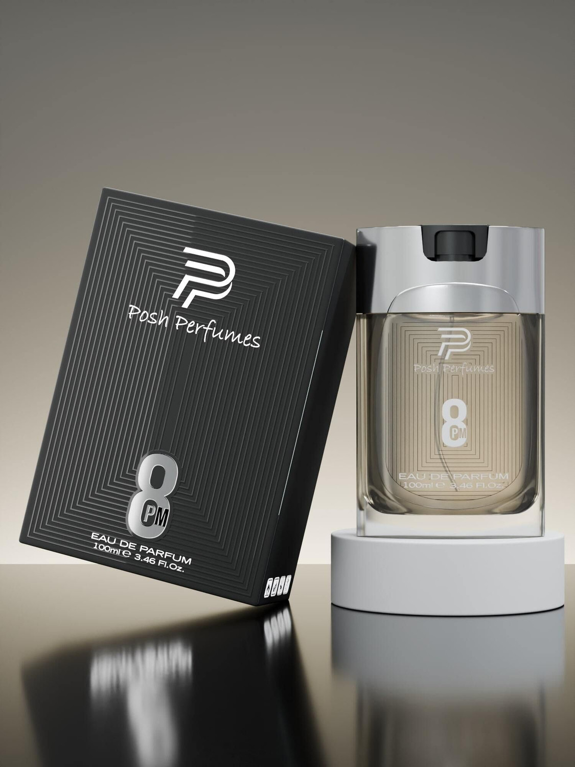 Image of Al-Nuaim 8pm Posh Perfume | Long Lasting Fragrance Eau de Parfum - 100 ml