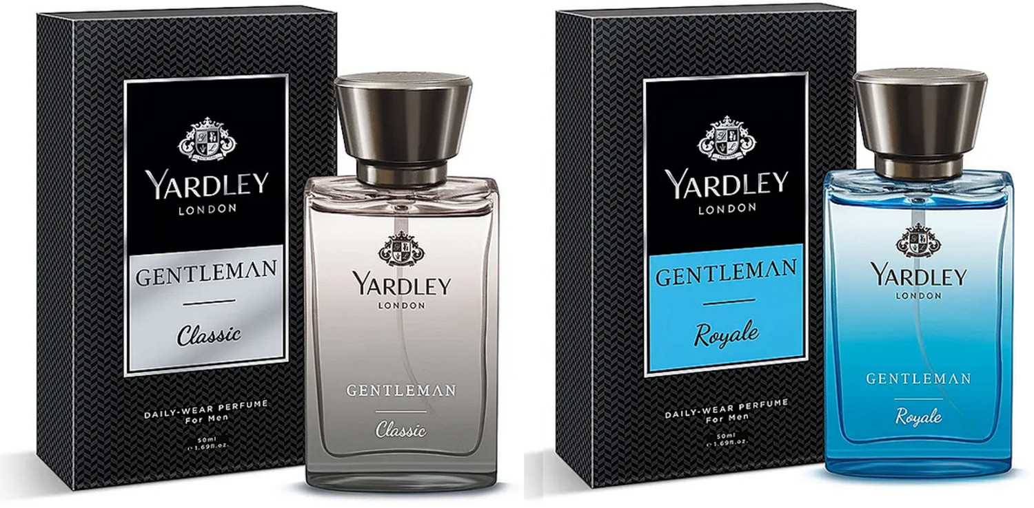 Image of Yardley London 1 GENTLEMAN CLASSIC , 1 ROYALE PERFUME 50ML EACH , PACK OF 2 Eau de Parfum - 100 ml