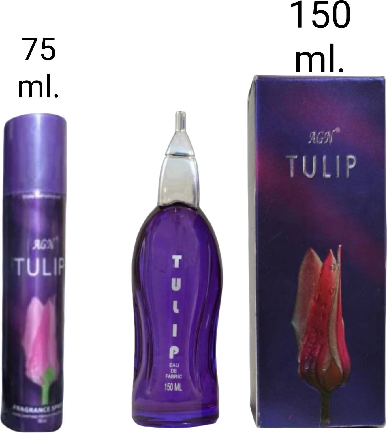 AGN Tulip 150ml perfume and 75ml deo combo Eau de Parfum - 225 ml