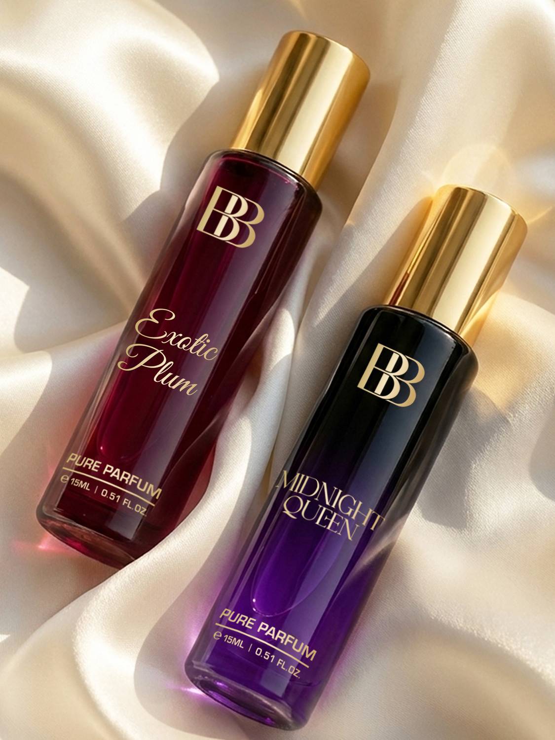 BERGAMOT Midnight Queen & Exotic Plum Pack of 2 · 15 ml (30 ml total) - Image 1