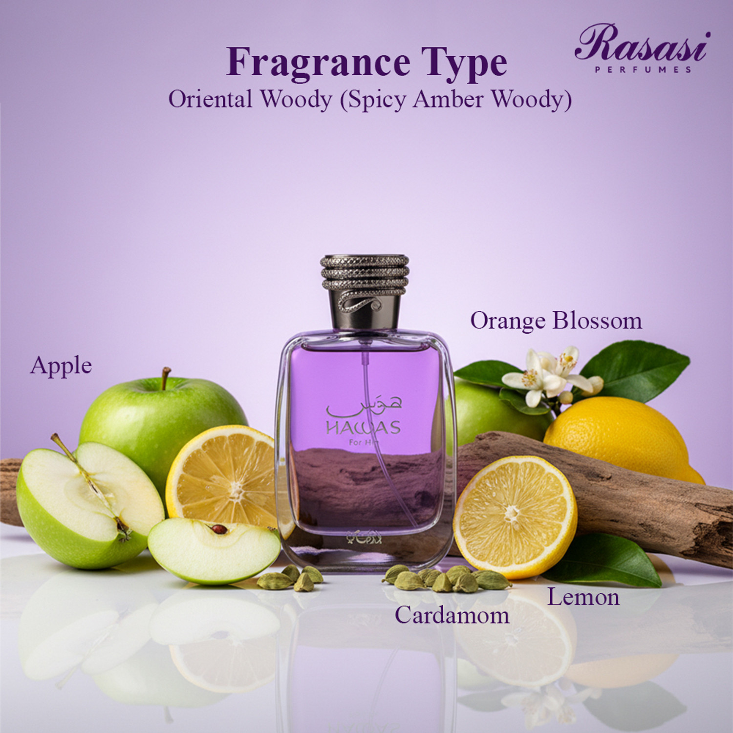 Image of RASASI Hawas for Him Eau de Parfum - 100 ml