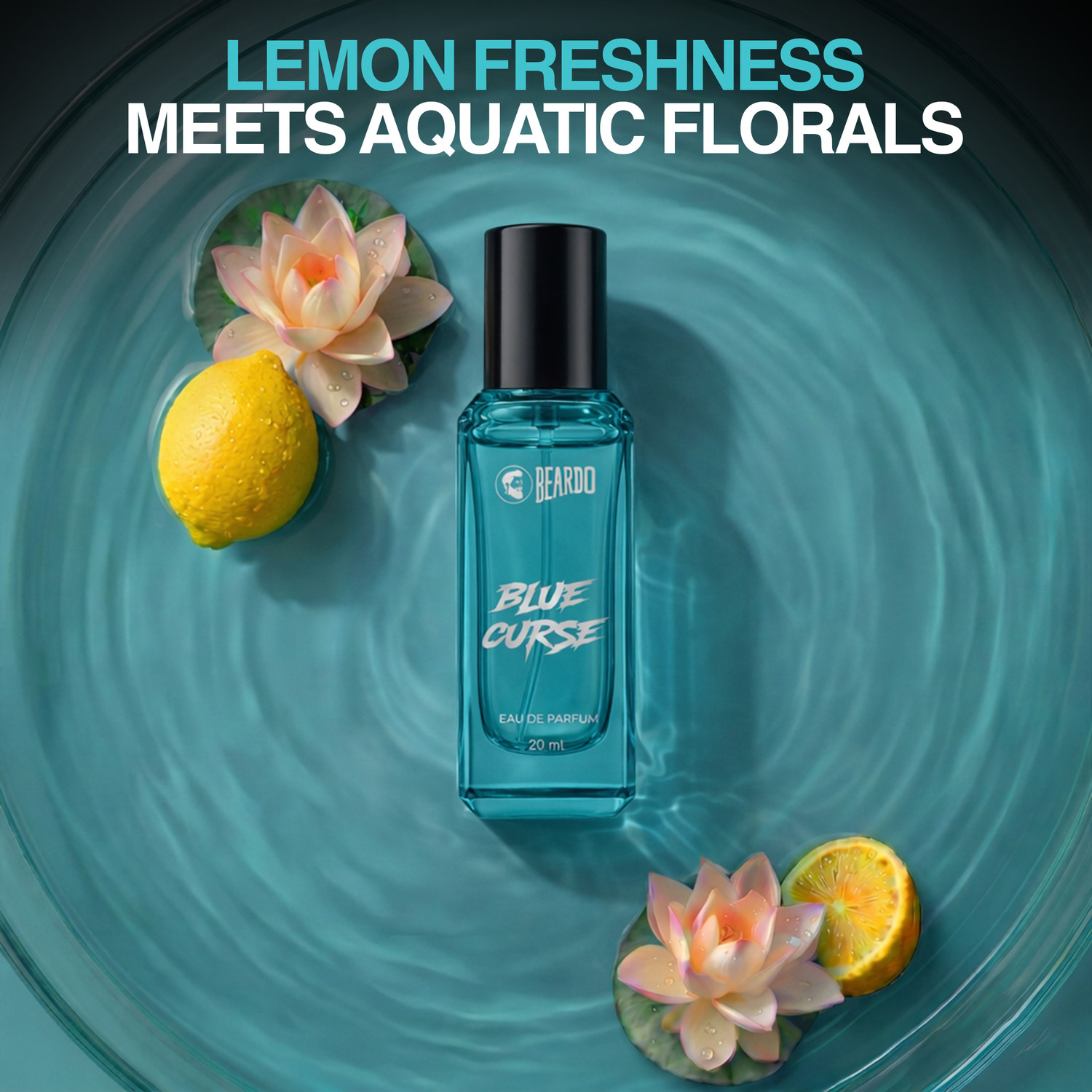 Image of BEARDO Sea Borne & Blue Curse Perfume For Men | Citrus, Fresh, Woody | Gift For Men | Eau de Parfum - 40 ml