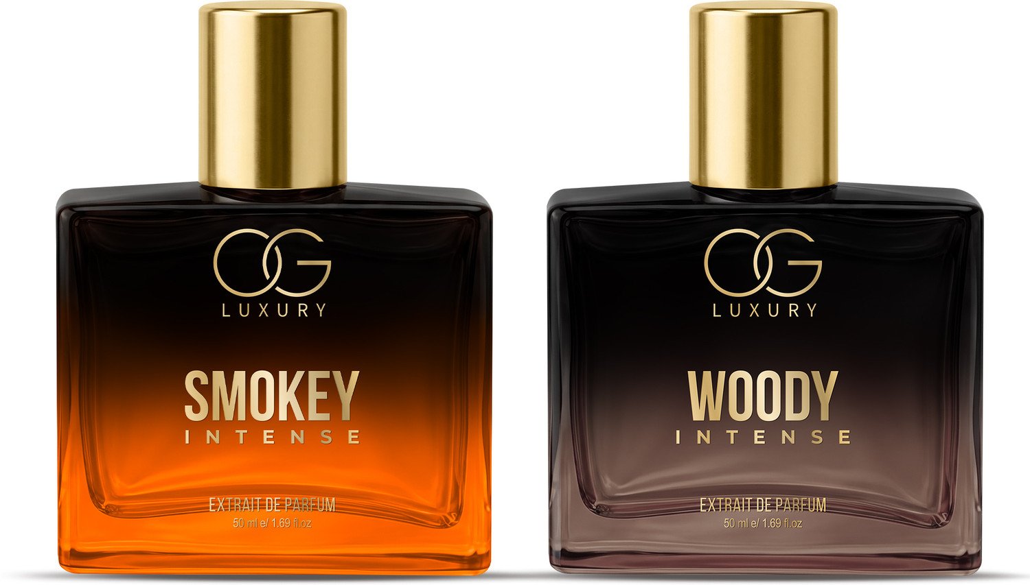 Image of OG LUXURY India's First & Strongest Smokey & Woody Intense Perfume Combo, Long Lasting Extrait De Parfum - 100 ml